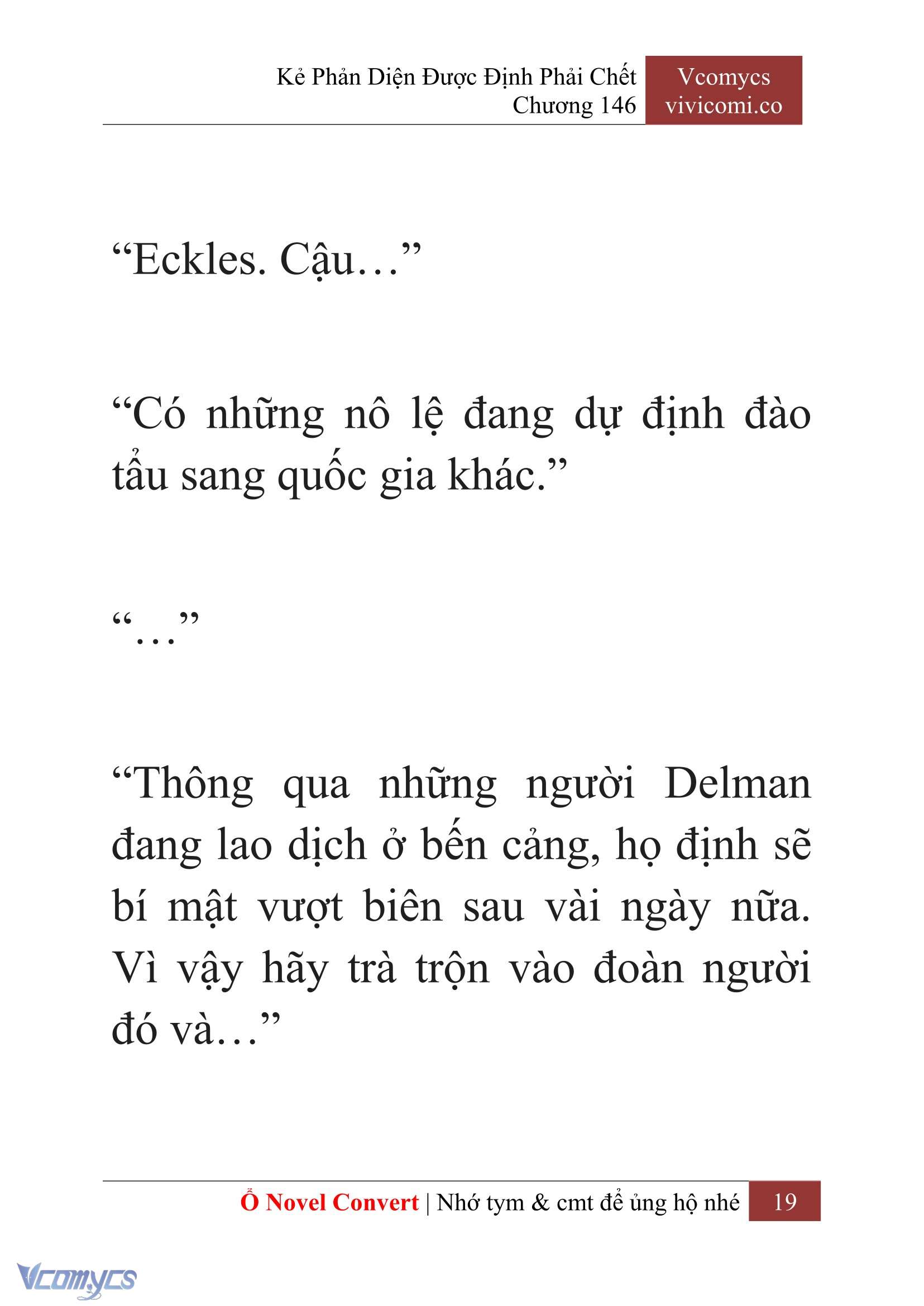 [Novel] Kẻ Phản Diện Được Định Phải Chết Chap 146 - Trang 2