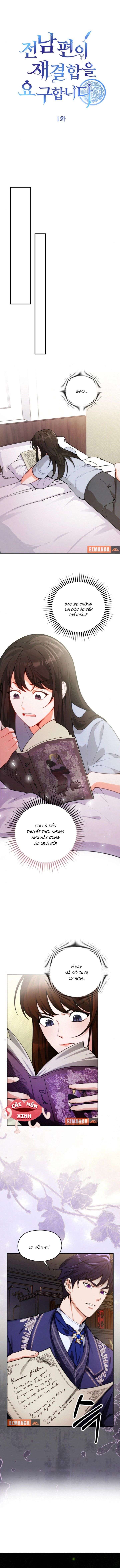 Khi Người Chồng Cũ Của Tôi Đòi Tái Hợp Chap 1 - Trang 2