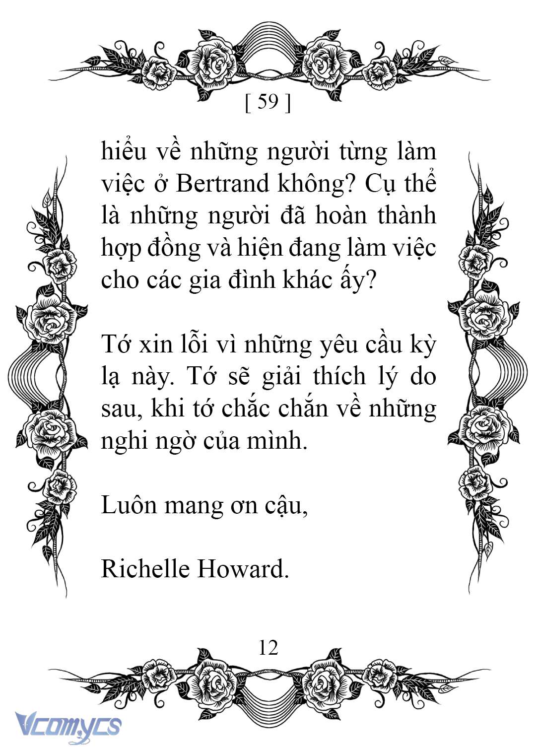 [Novel] Chào Mừng Đến Với Dinh Thự Hoa Hồng Chap 59 - Next Chap 60