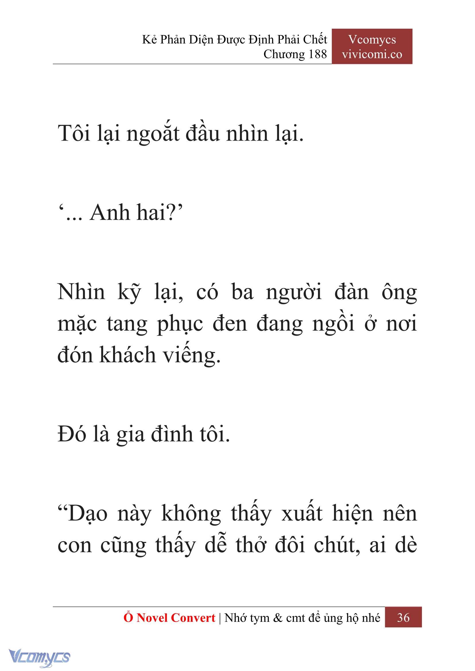 [Novel] Kẻ Phản Diện Được Định Phải Chết Chap 188 - Trang 2