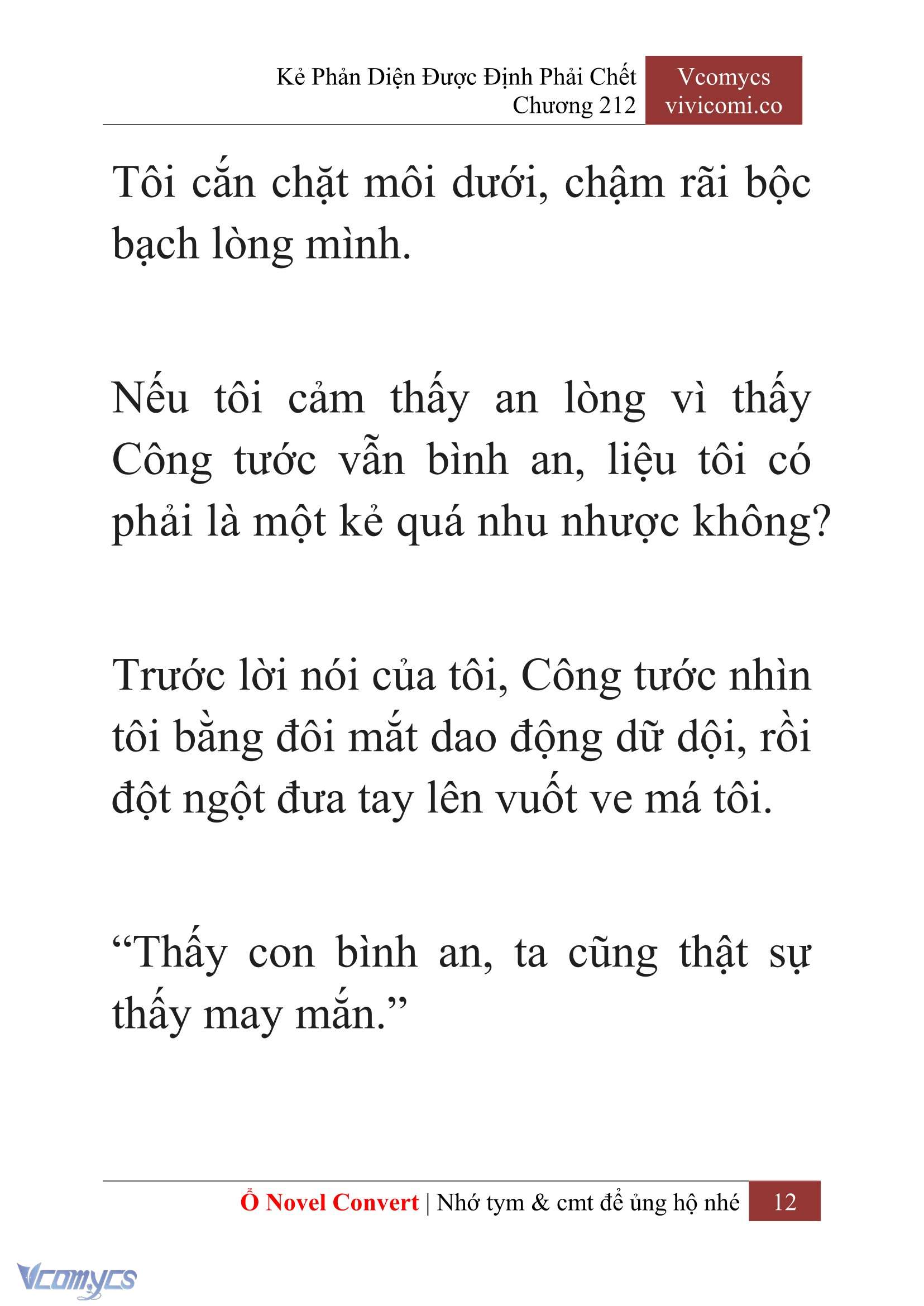 [Novel] Kẻ Phản Diện Được Định Phải Chết Chap 212 - Next Chap 213