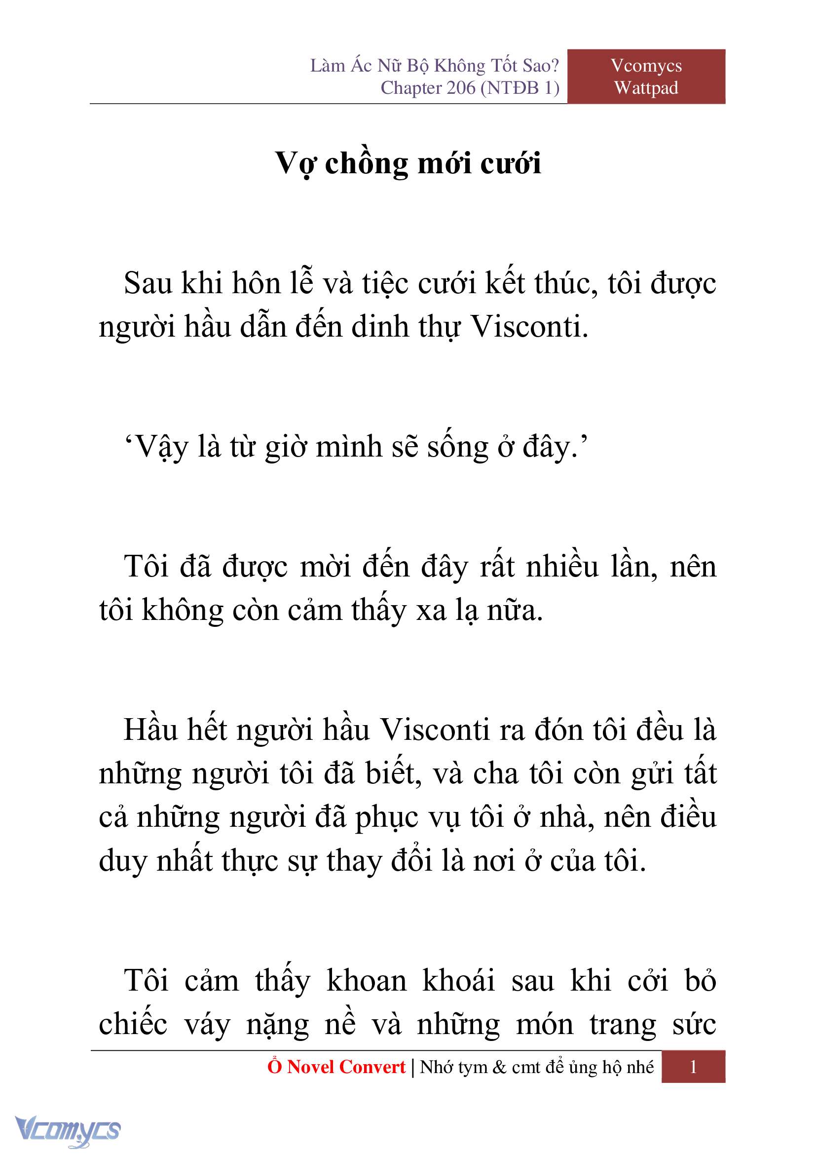 [Novel] Làm Ác Nữ Bộ Không Tốt Sao? Chap 206 - Trang 2