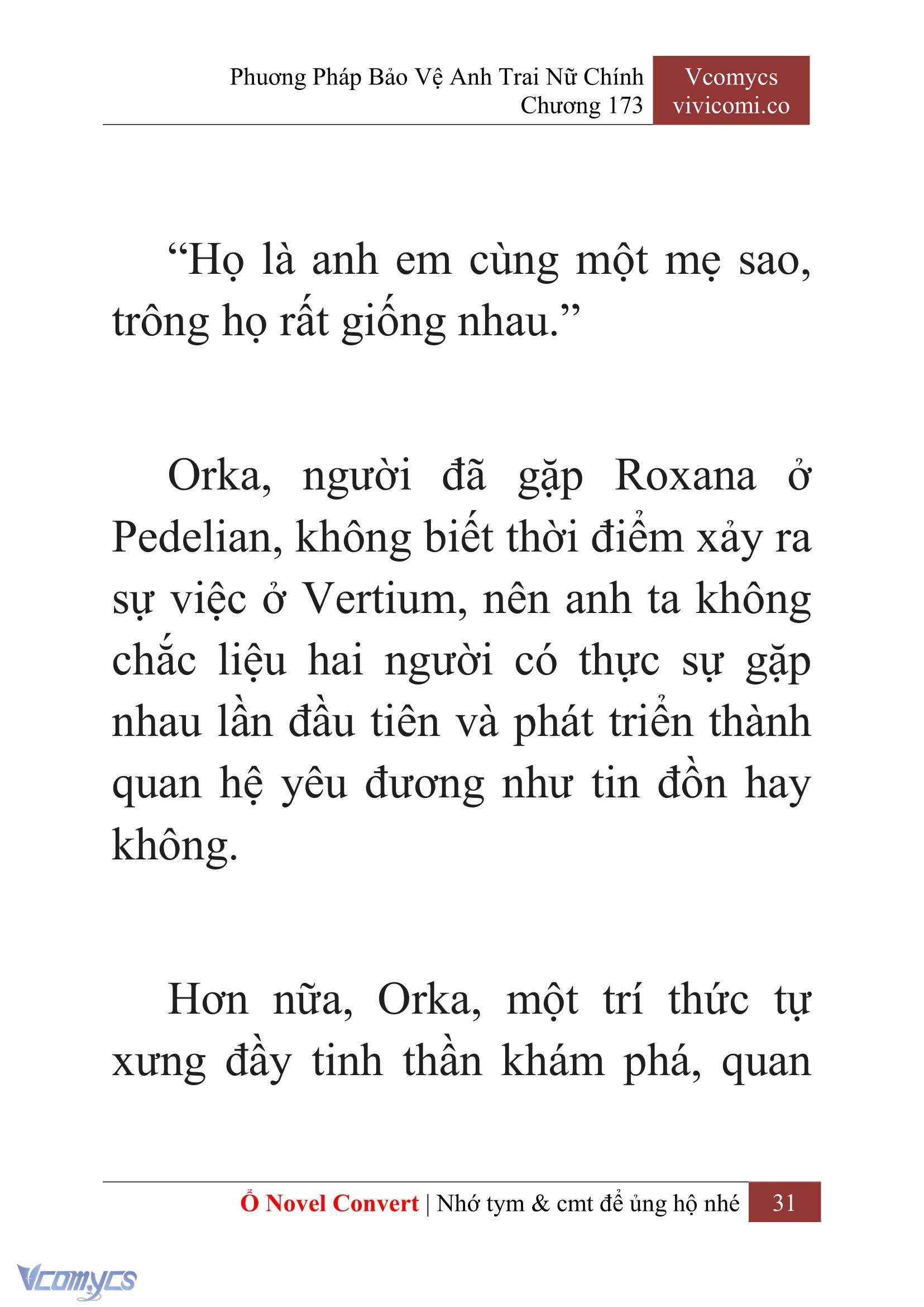 [Novel] Phương Pháp Bảo Vệ Anh Trai Nữ Chính Chap 173 - Trang 2