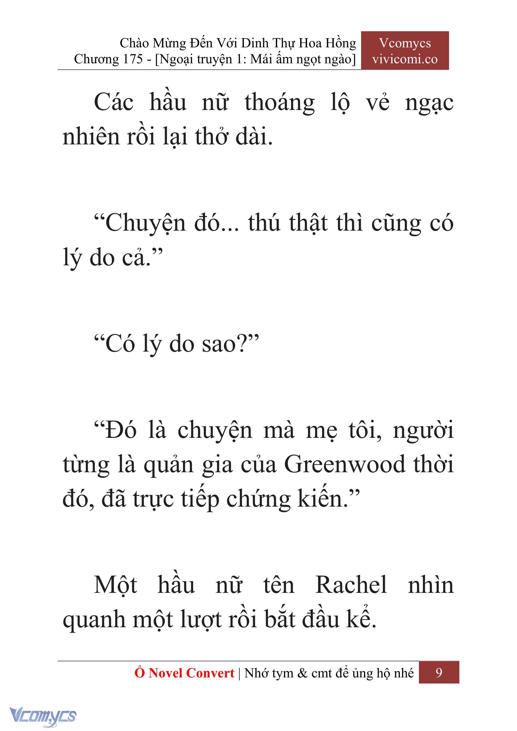 [Novel] Chào Mừng Đến Với Dinh Thự Hoa Hồng Chap 175 - Trang 2