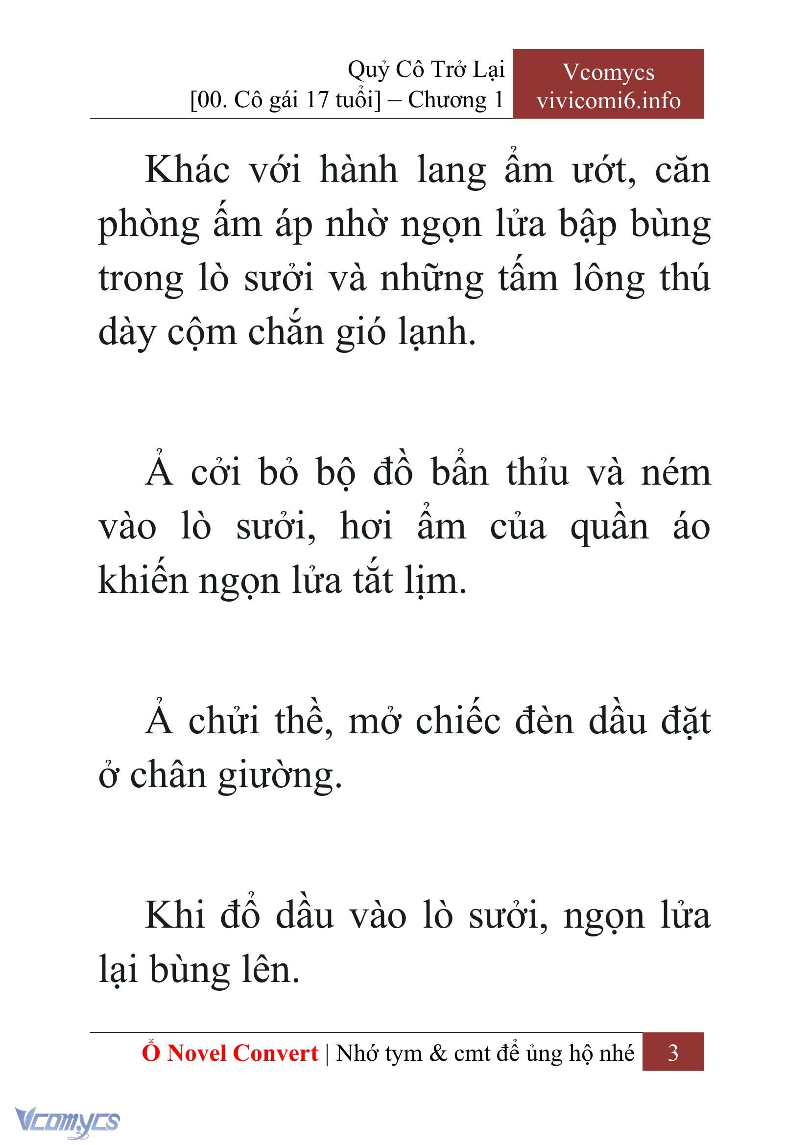 [Novel] Quý Cô Trở Lại Chap 1 - Trang 2