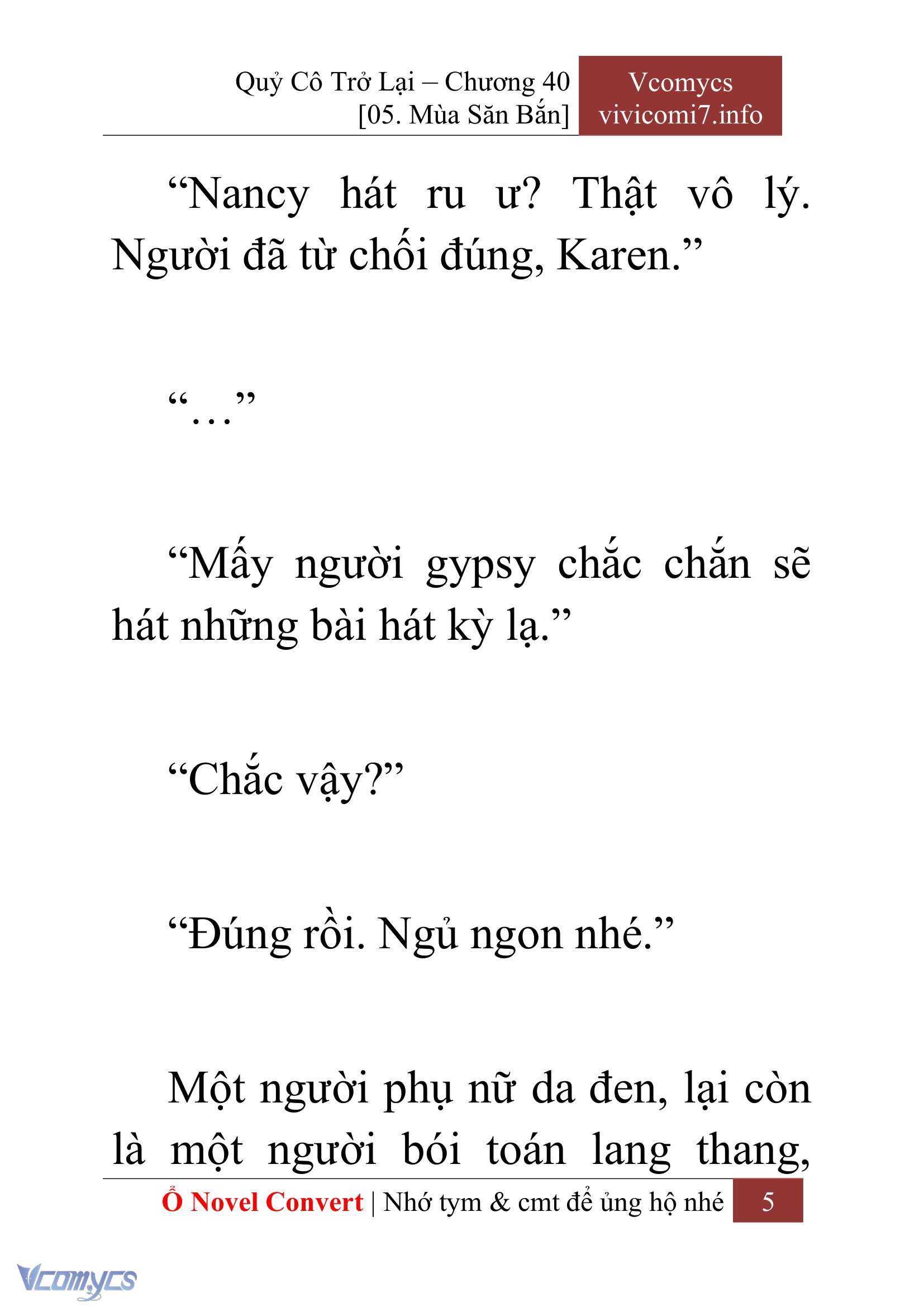 [Novel] Quý Cô Trở Lại Chap 40 - Trang 2
