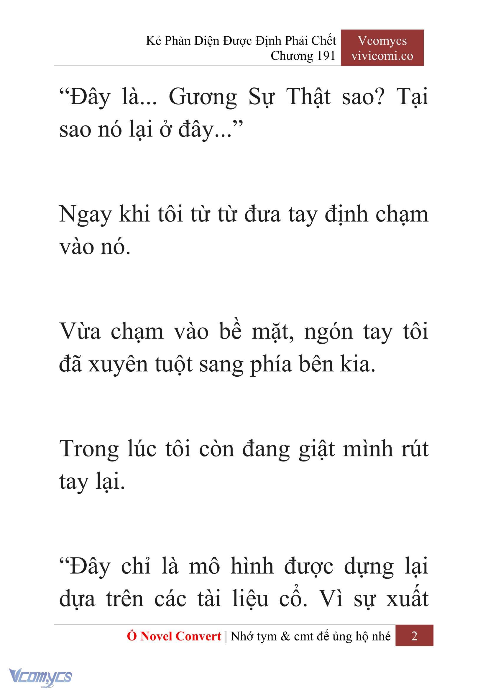 [Novel] Kẻ Phản Diện Được Định Phải Chết Chap 191 - Trang 2