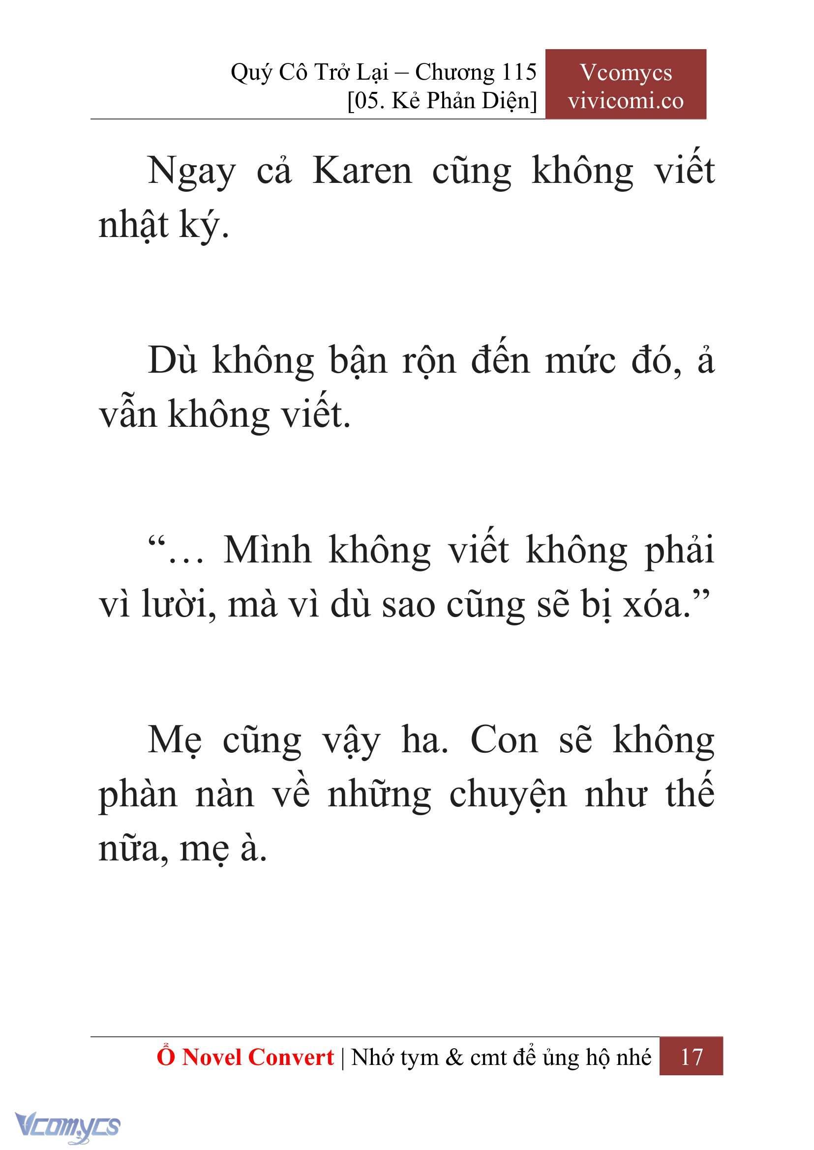 [Novel] Quý Cô Trở Lại Chap 115 - Trang 2