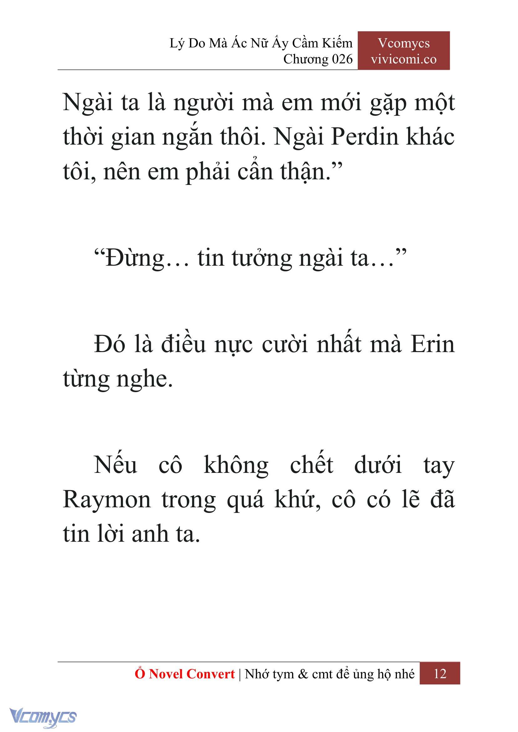 [Novel] Lý Do Mà Ác Nữ Ấy Cầm Kiếm Chap 26 - Trang 2