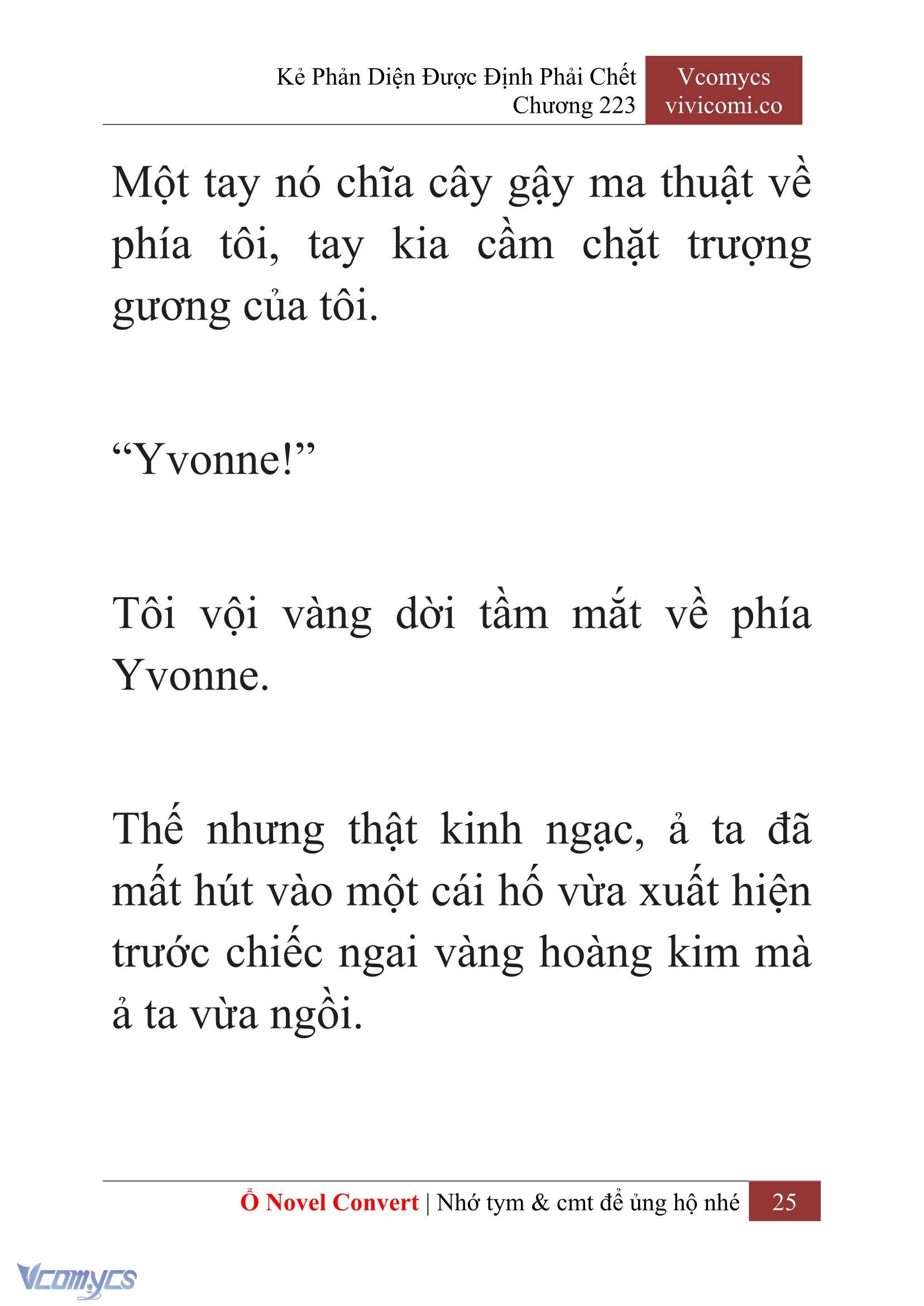 [Novel] Kẻ Phản Diện Được Định Phải Chết Chap 223 - Next Chap 224