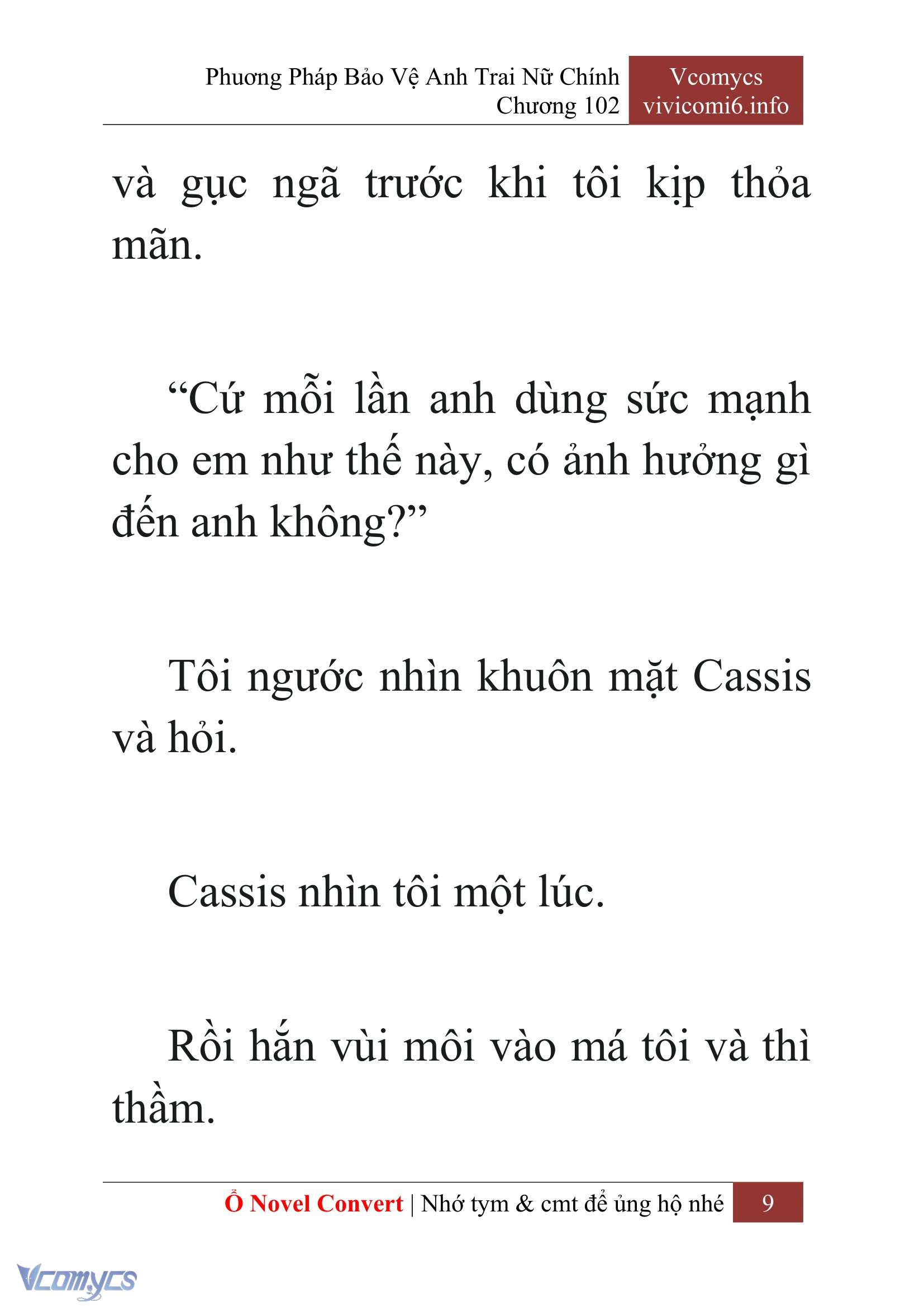 [Novel] Phương Pháp Bảo Vệ Anh Trai Nữ Chính Chap 102 - Trang 2