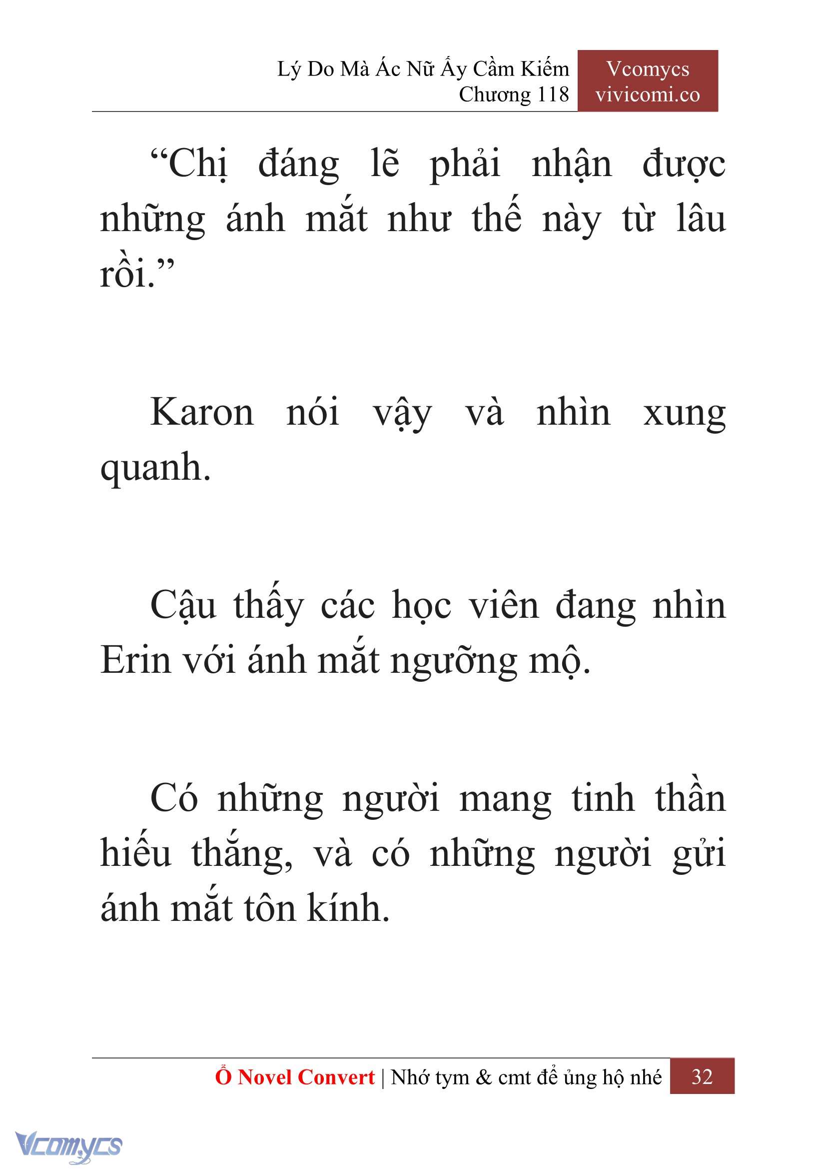 [Novel] Lý Do Mà Ác Nữ Ấy Cầm Kiếm Chap 118 - Trang 2