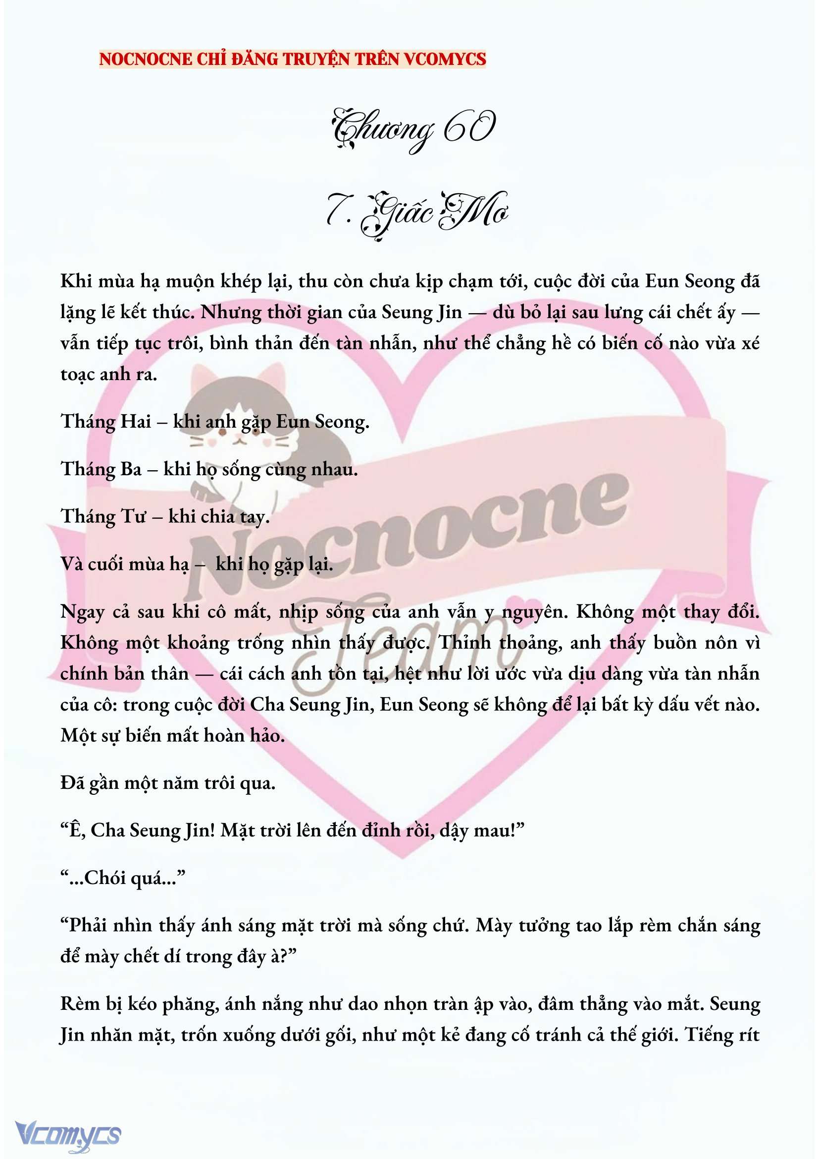 [NOVEL] CHÚNG TA KẾT THÚC VÀO MÙA THU Chap 60 - Trang 2