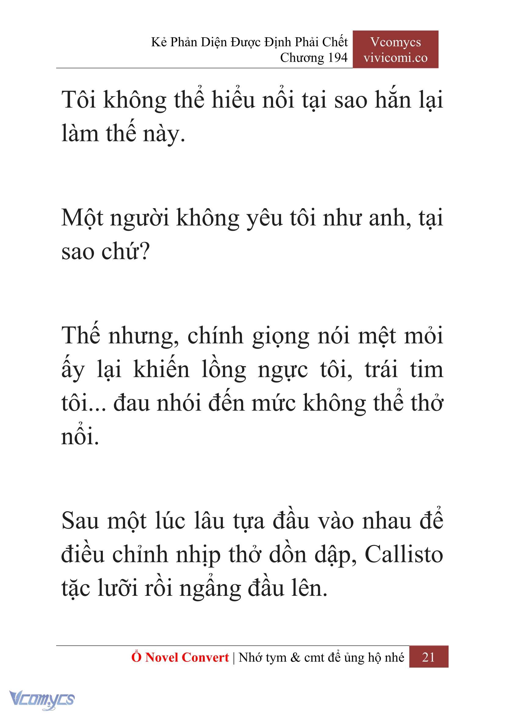 [Novel] Kẻ Phản Diện Được Định Phải Chết Chap 194 - Trang 2