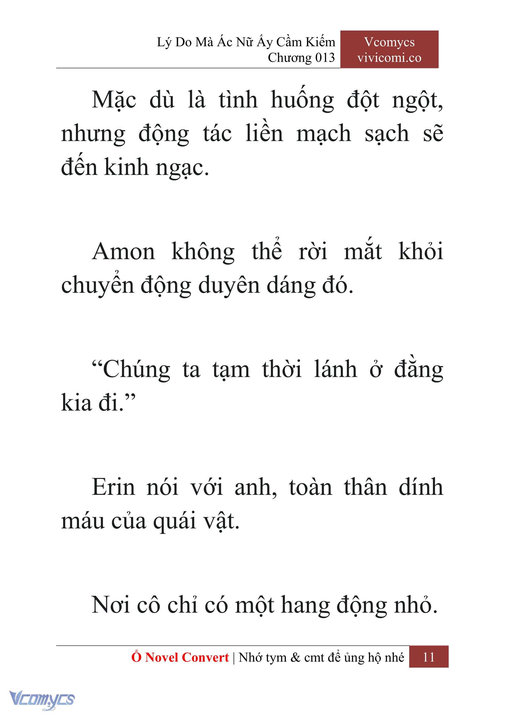 [Novel] Lý Do Mà Ác Nữ Ấy Cầm Kiếm Chap 13 - Next Chap 14