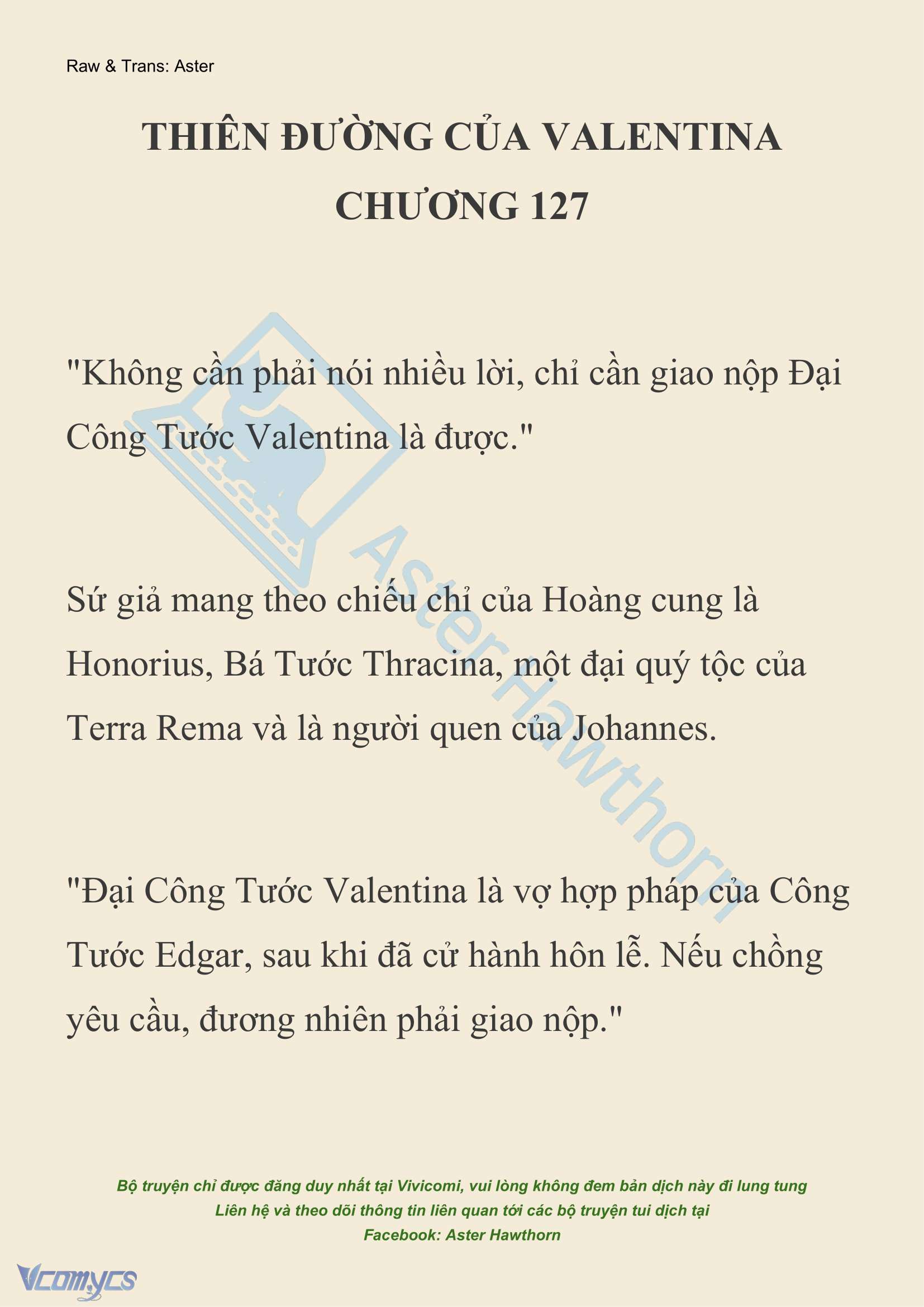 [NOVEL] Thiên Đường Của Valentina Chap 127 - Trang 2