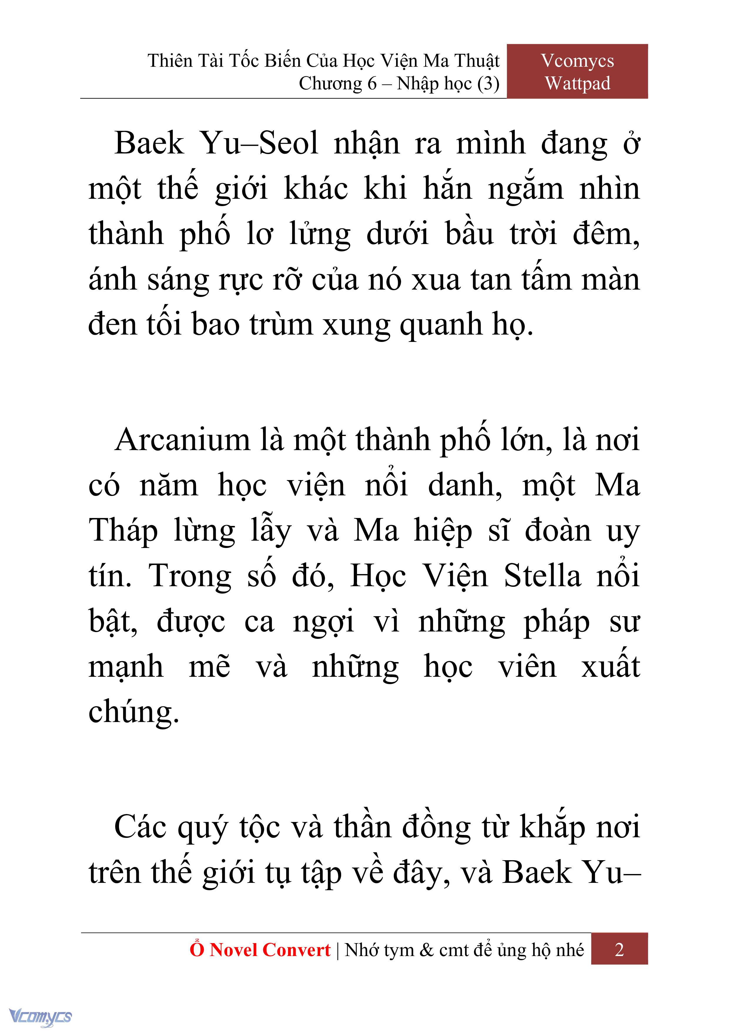 [Novel] Thiên Tài Tốc Biến Của Học Viện Ma Thuật Chap 6 - Trang 2