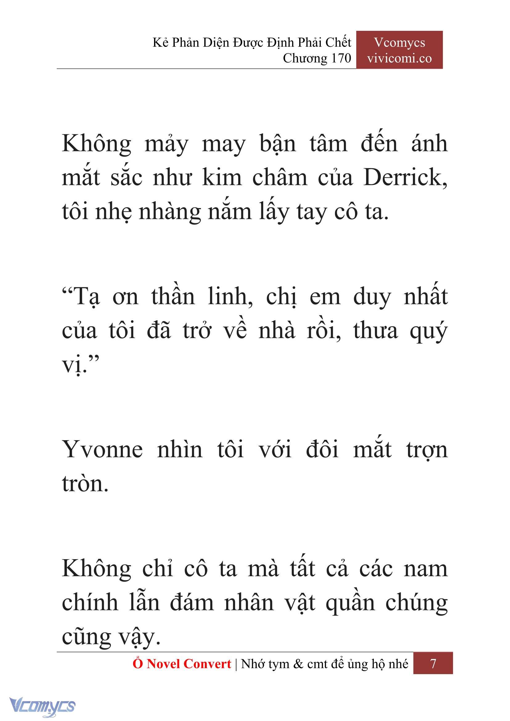 [Novel] Kẻ Phản Diện Được Định Phải Chết Chap 170 - Trang 2