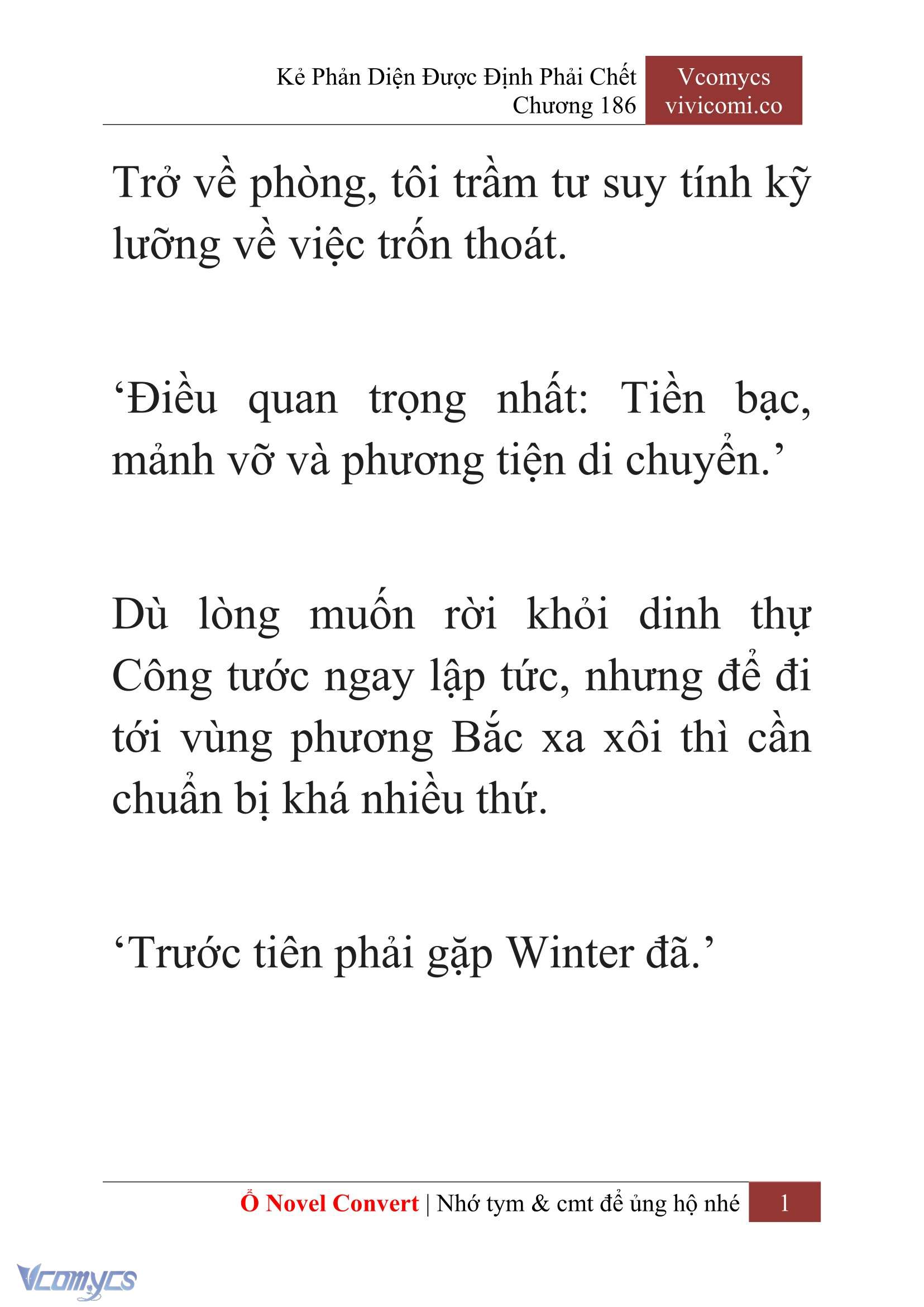 [Novel] Kẻ Phản Diện Được Định Phải Chết Chap 186 - Trang 2
