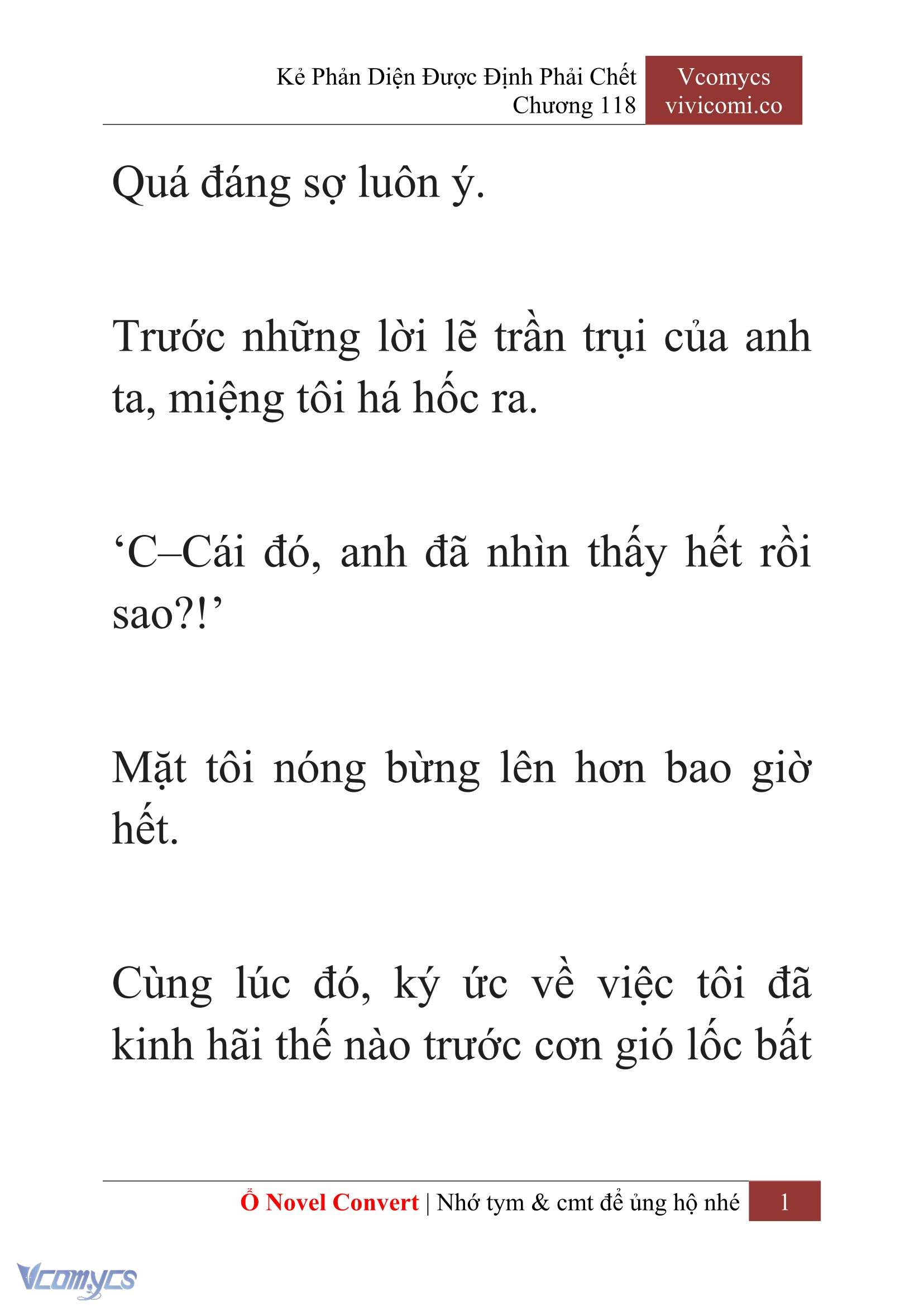 [Novel] Kẻ Phản Diện Được Định Phải Chết Chap 118 - Trang 2