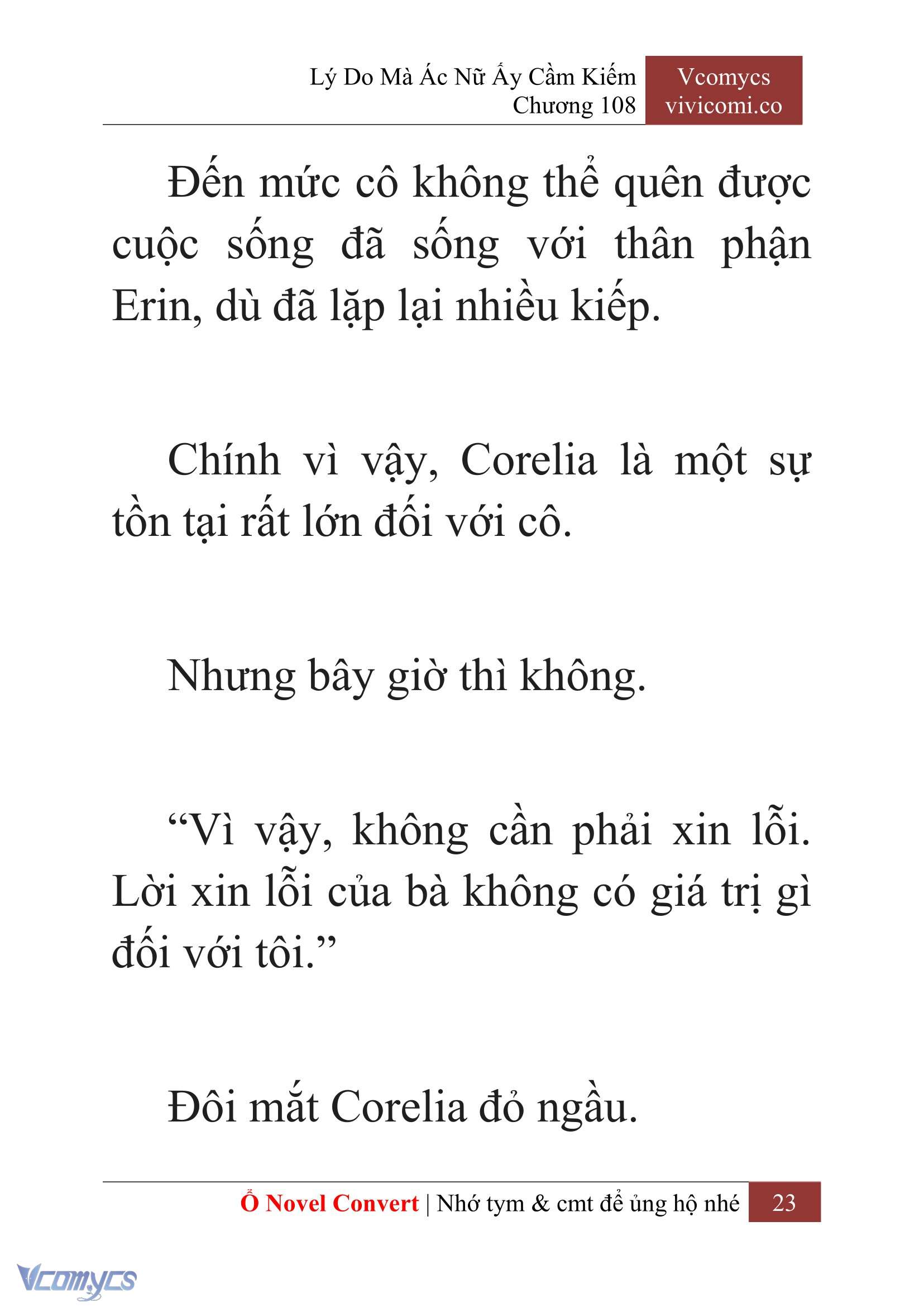 [Novel] Lý Do Mà Ác Nữ Ấy Cầm Kiếm Chap 108 - Trang 2