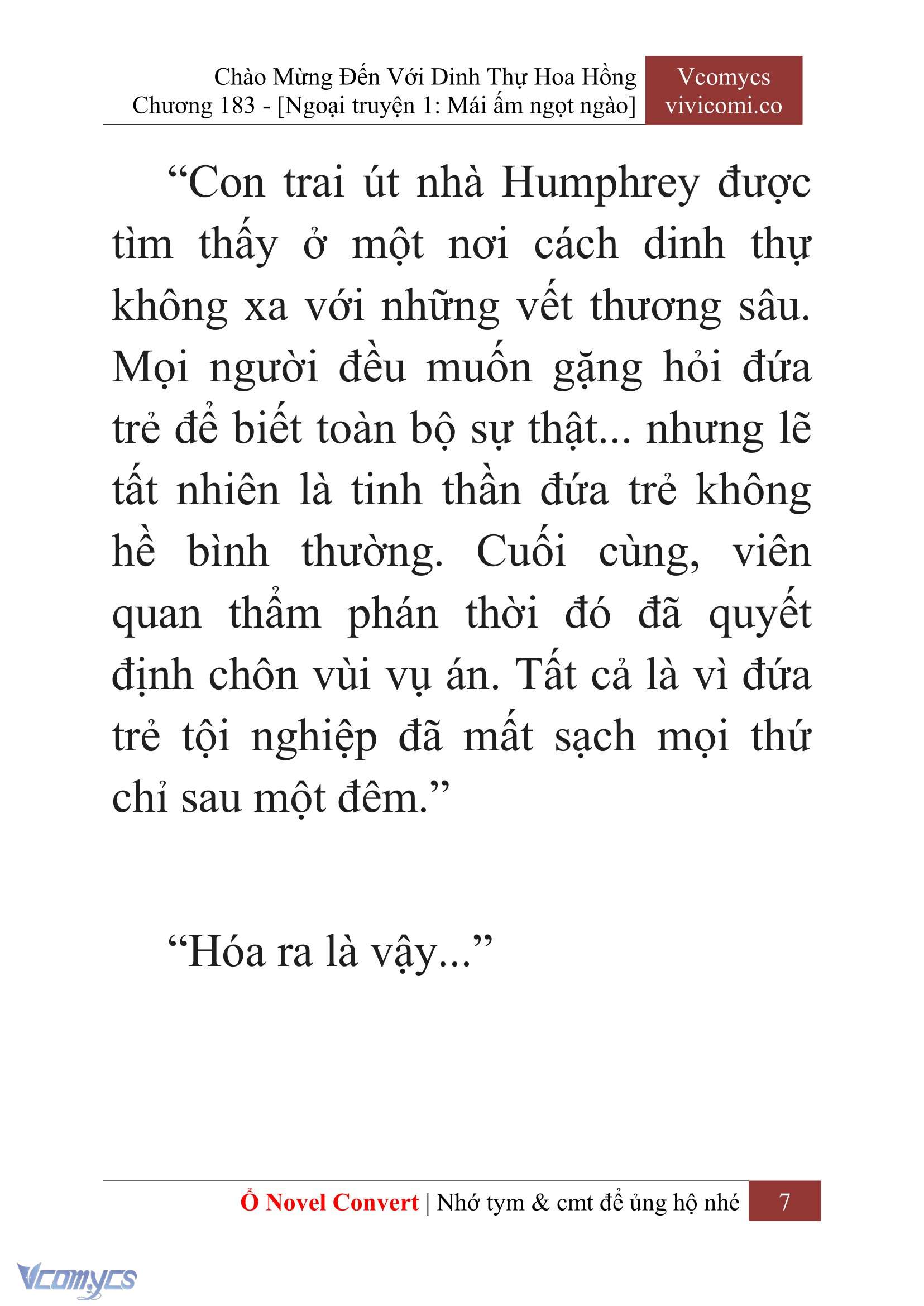 [Novel] Chào Mừng Đến Với Dinh Thự Hoa Hồng Chap 183 - Trang 2