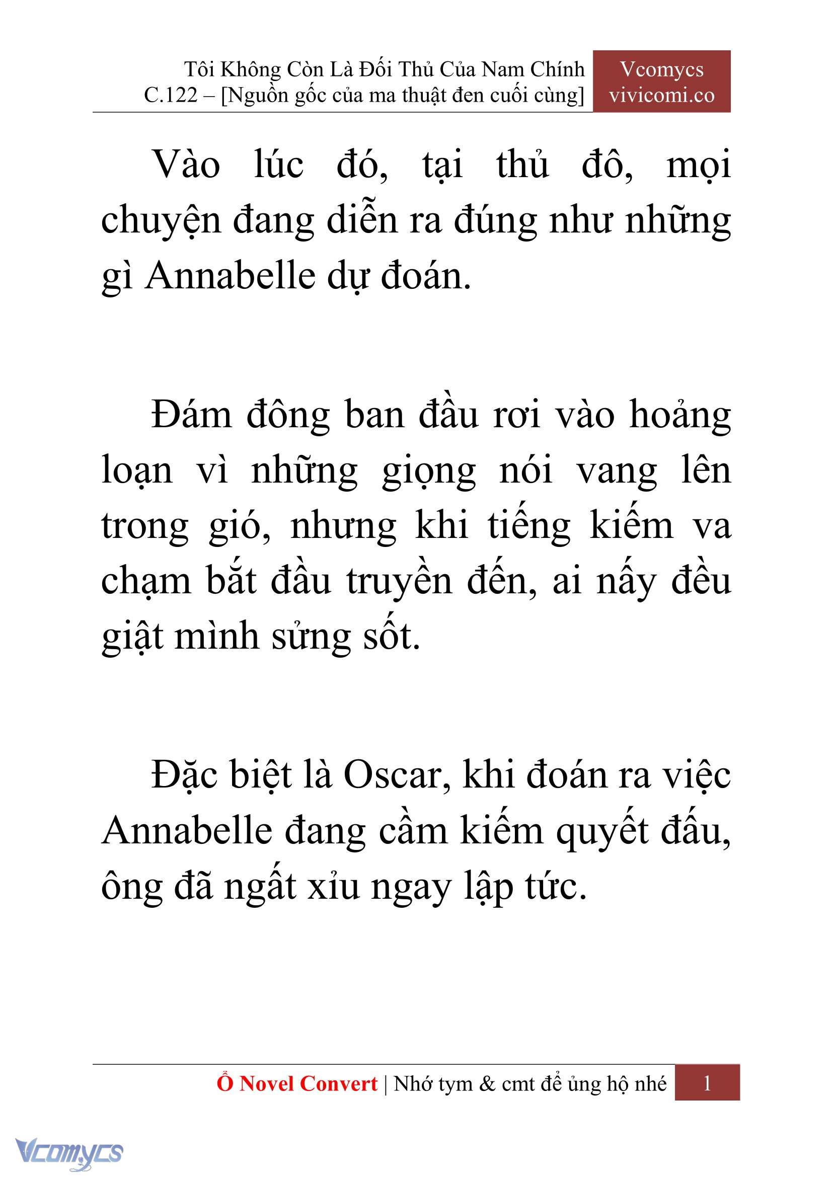 [Novel] Tôi Không Còn Là Đối Thủ Của Nam Chính Chap 122 - Trang 2