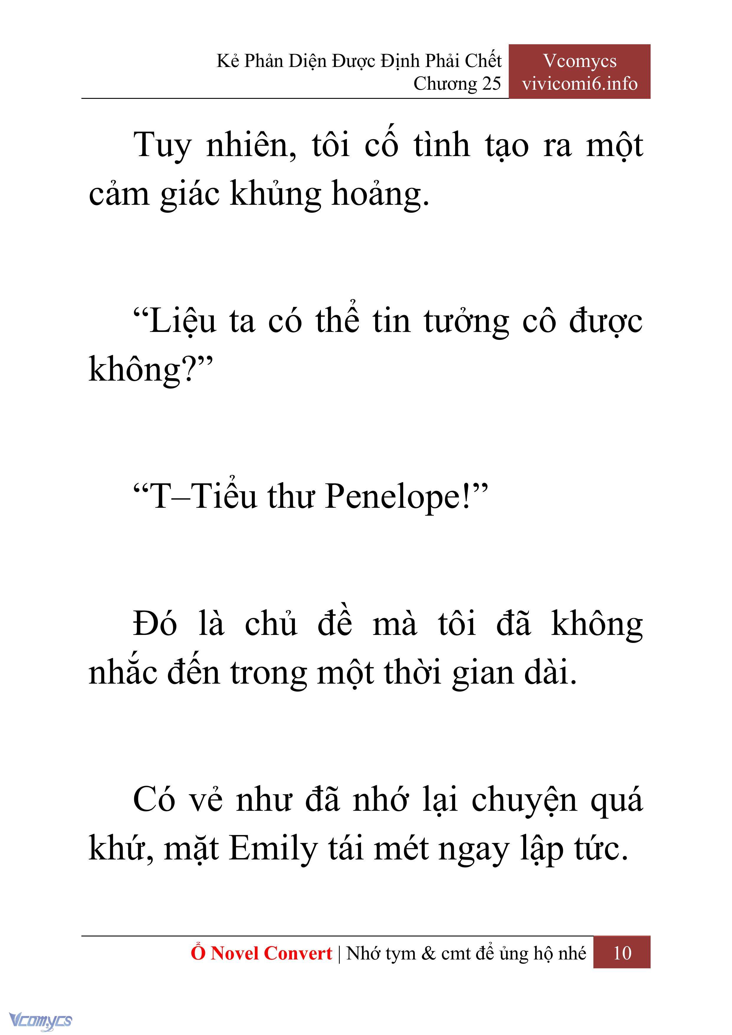 [Novel] Kẻ Phản Diện Được Định Phải Chết Chap 25 - Trang 2
