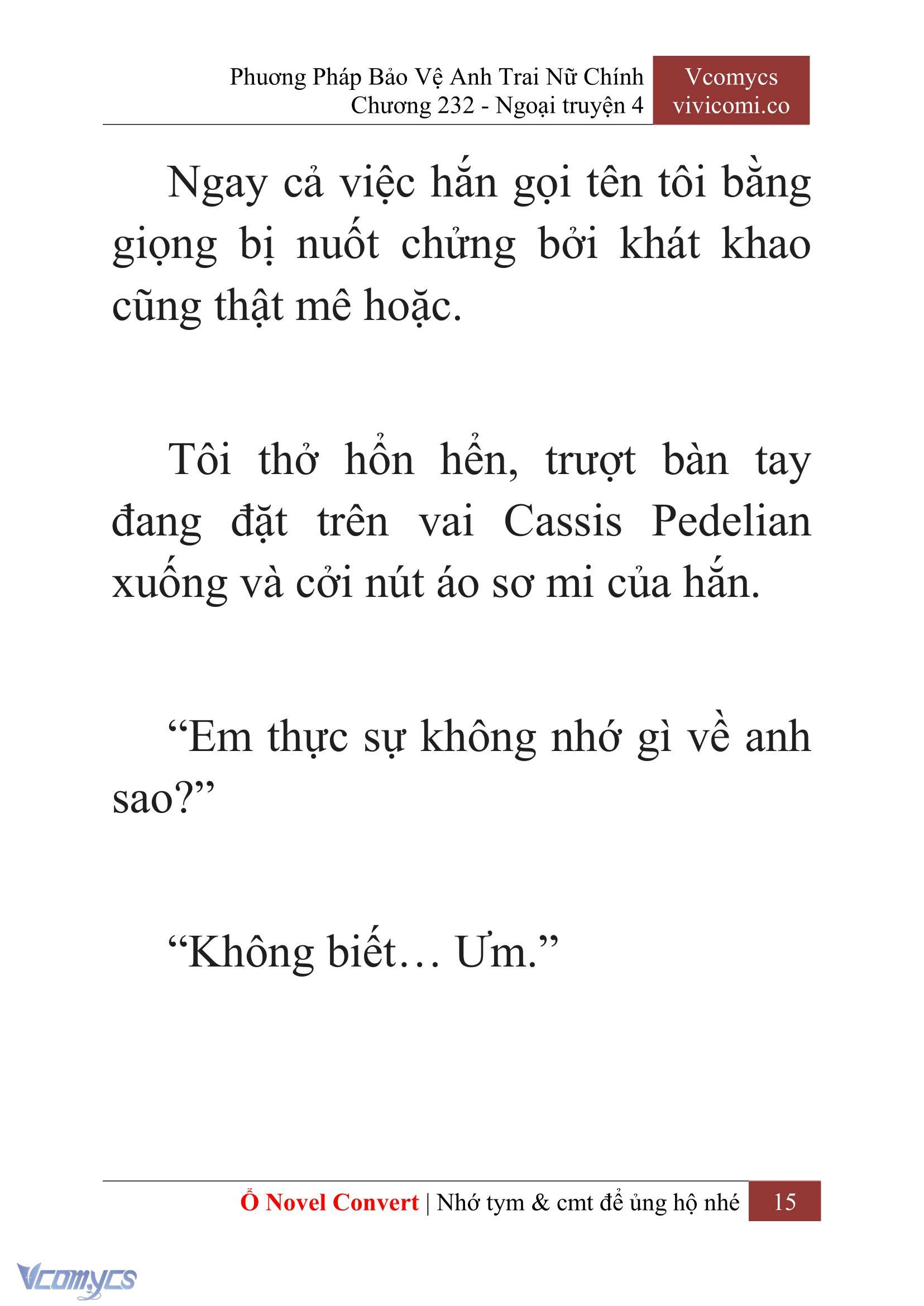 [Novel] Phương Pháp Bảo Vệ Anh Trai Nữ Chính Chap 232 - Trang 2