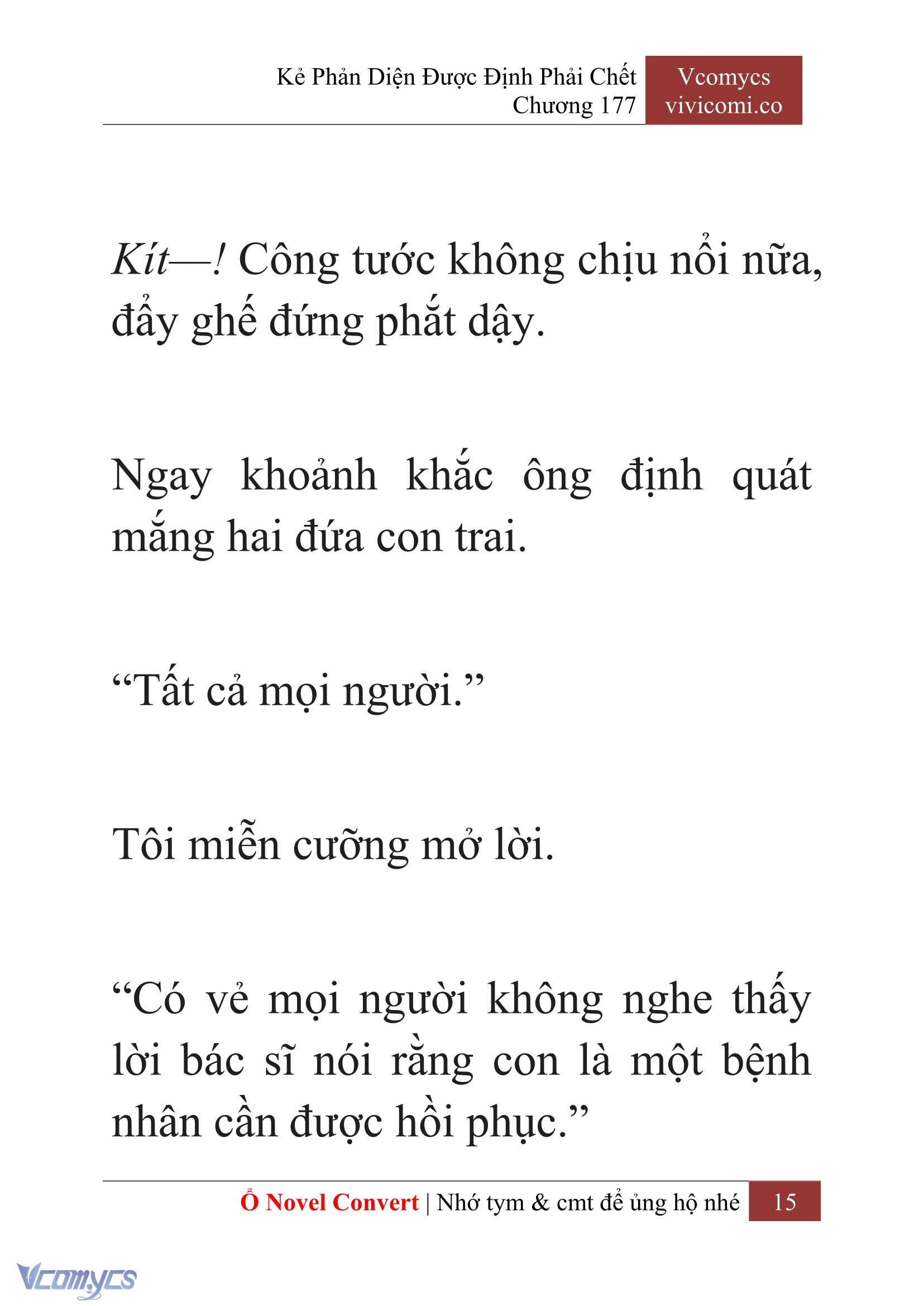 [Novel] Kẻ Phản Diện Được Định Phải Chết Chap 177 - Trang 2