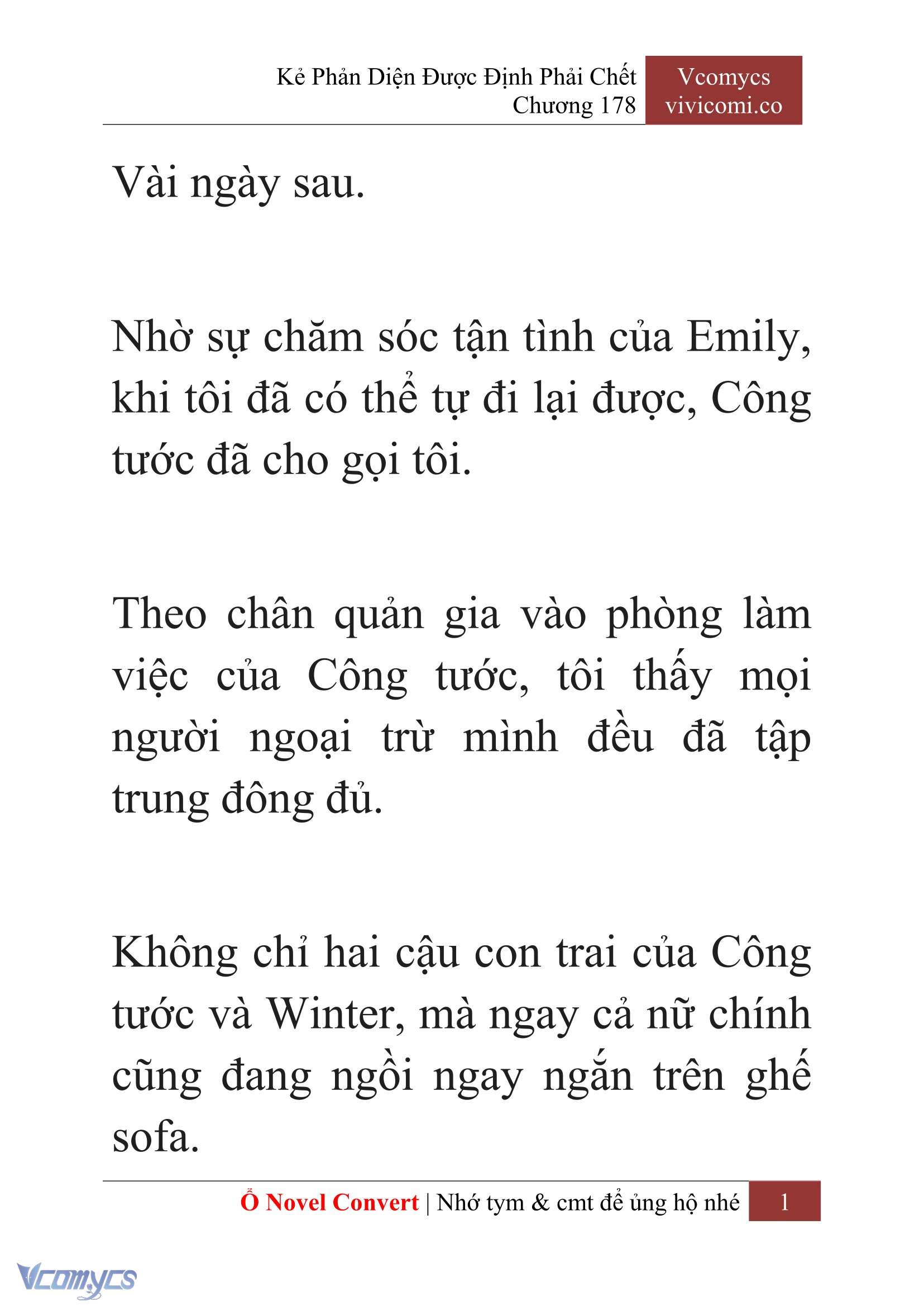 [Novel] Kẻ Phản Diện Được Định Phải Chết Chap 178 - Trang 2