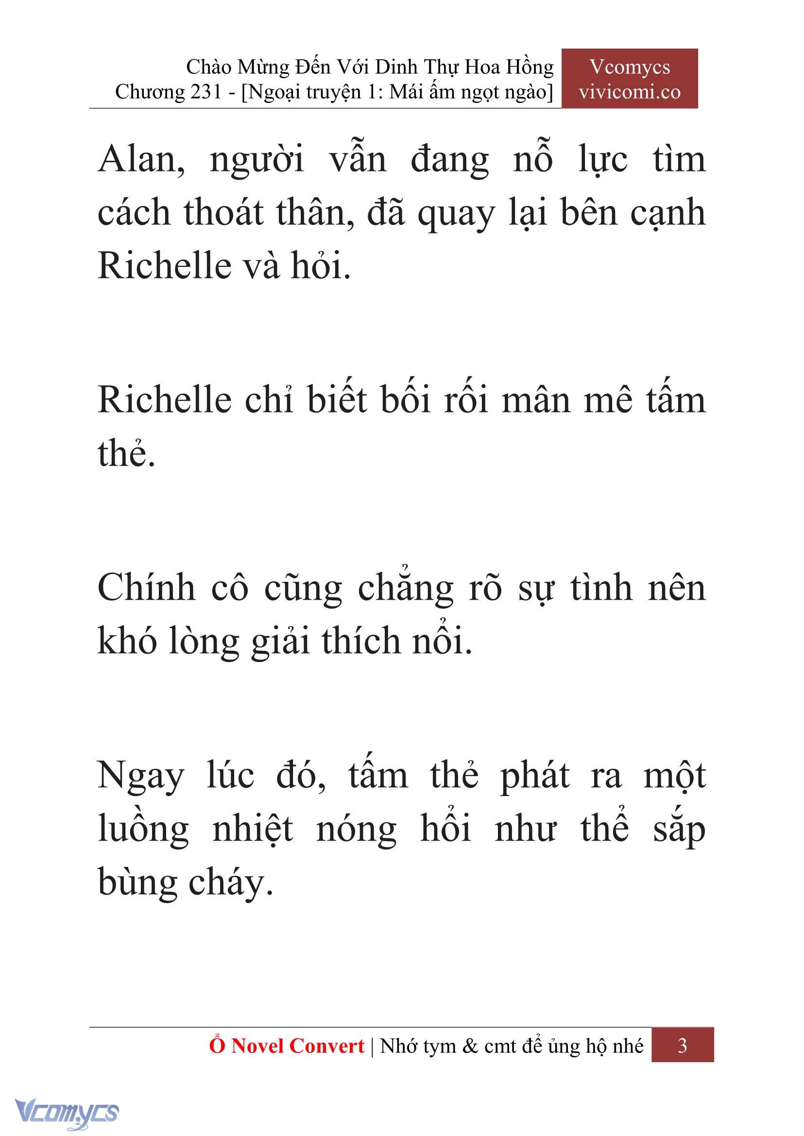 [Novel] Chào Mừng Đến Với Dinh Thự Hoa Hồng Chap 231 - Trang 2