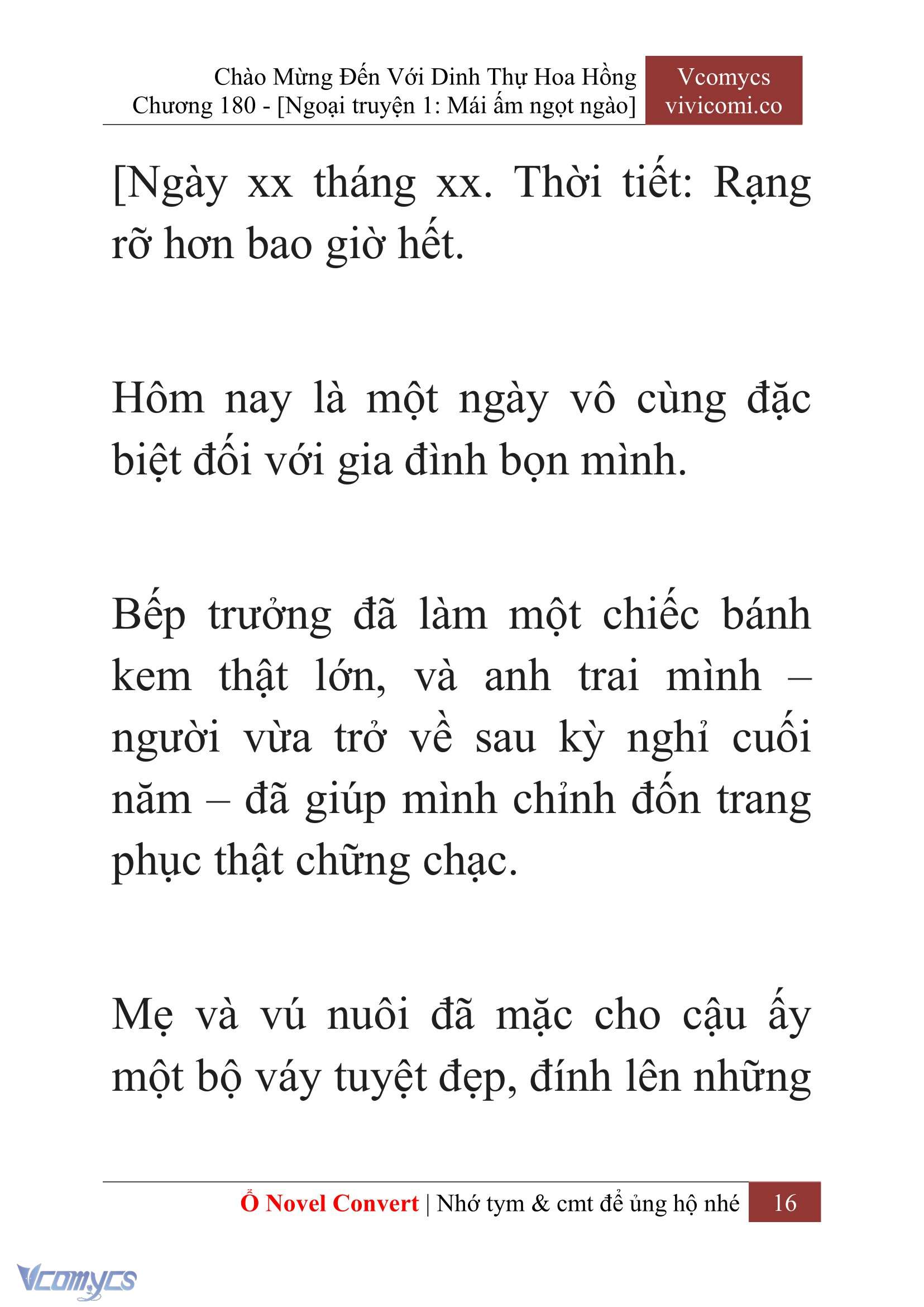 [Novel] Chào Mừng Đến Với Dinh Thự Hoa Hồng Chap 180 - Next Chap 181