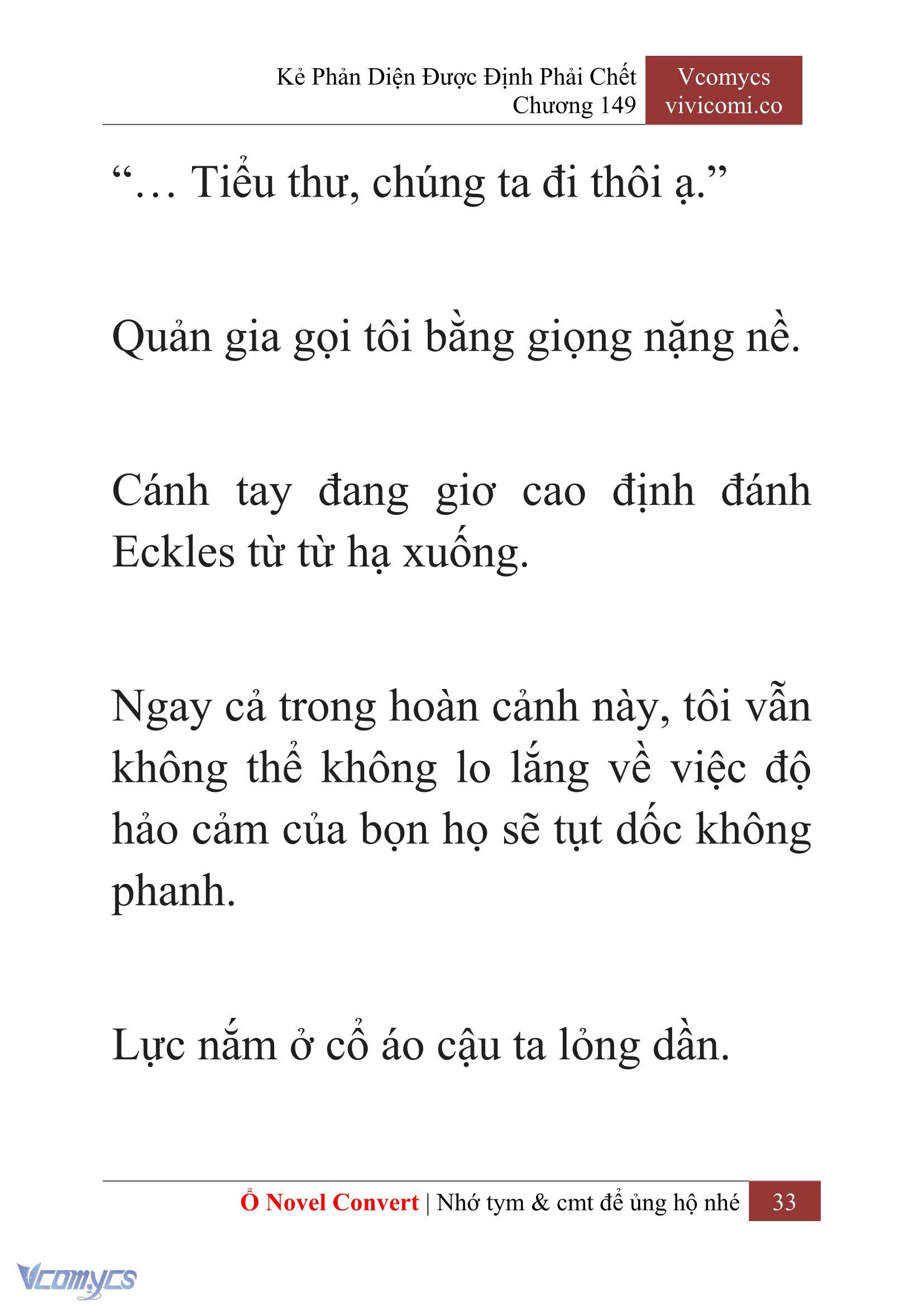 [Novel] Kẻ Phản Diện Được Định Phải Chết Chap 149 - Next Chap 150