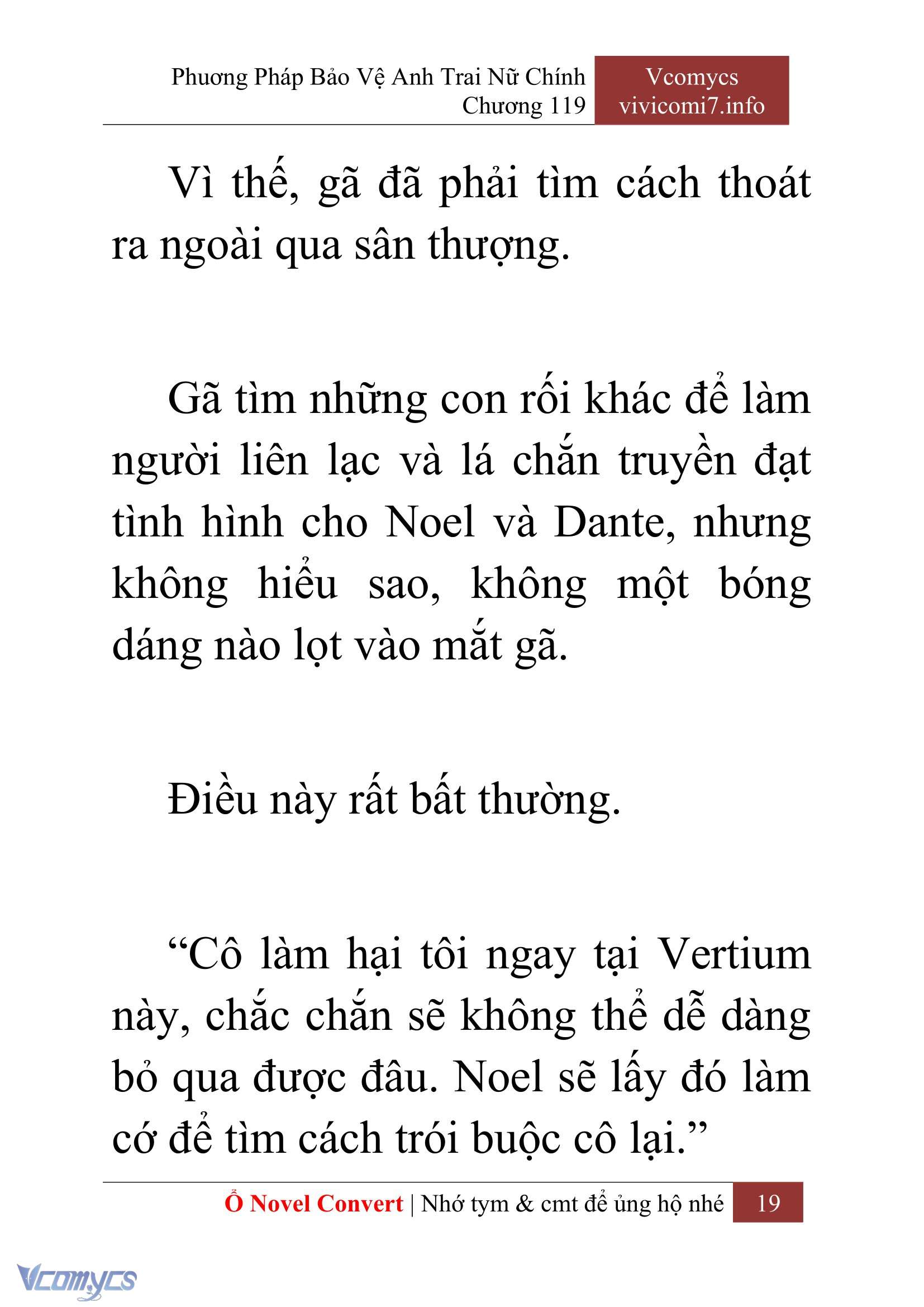 [Novel] Phương Pháp Bảo Vệ Anh Trai Nữ Chính Chap 119 - Trang 2