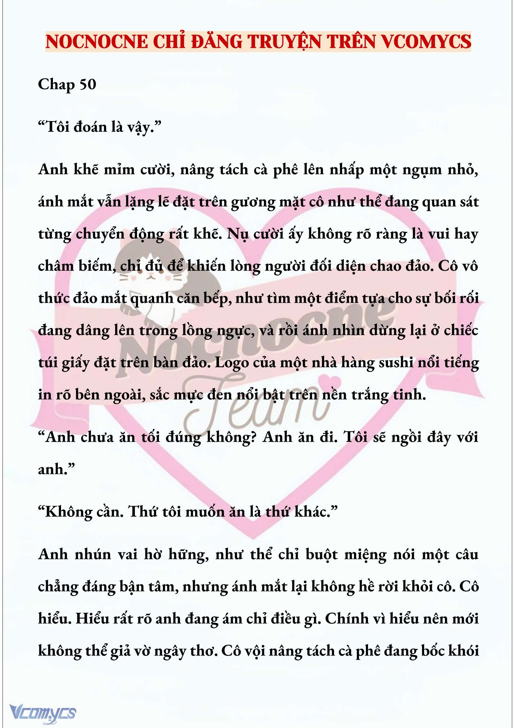 [NOVEL] NGỌN ĐÈN BIỆT VIỆN KHÔNG BAO GIỜ TẮT Chap 50 - Trang 2