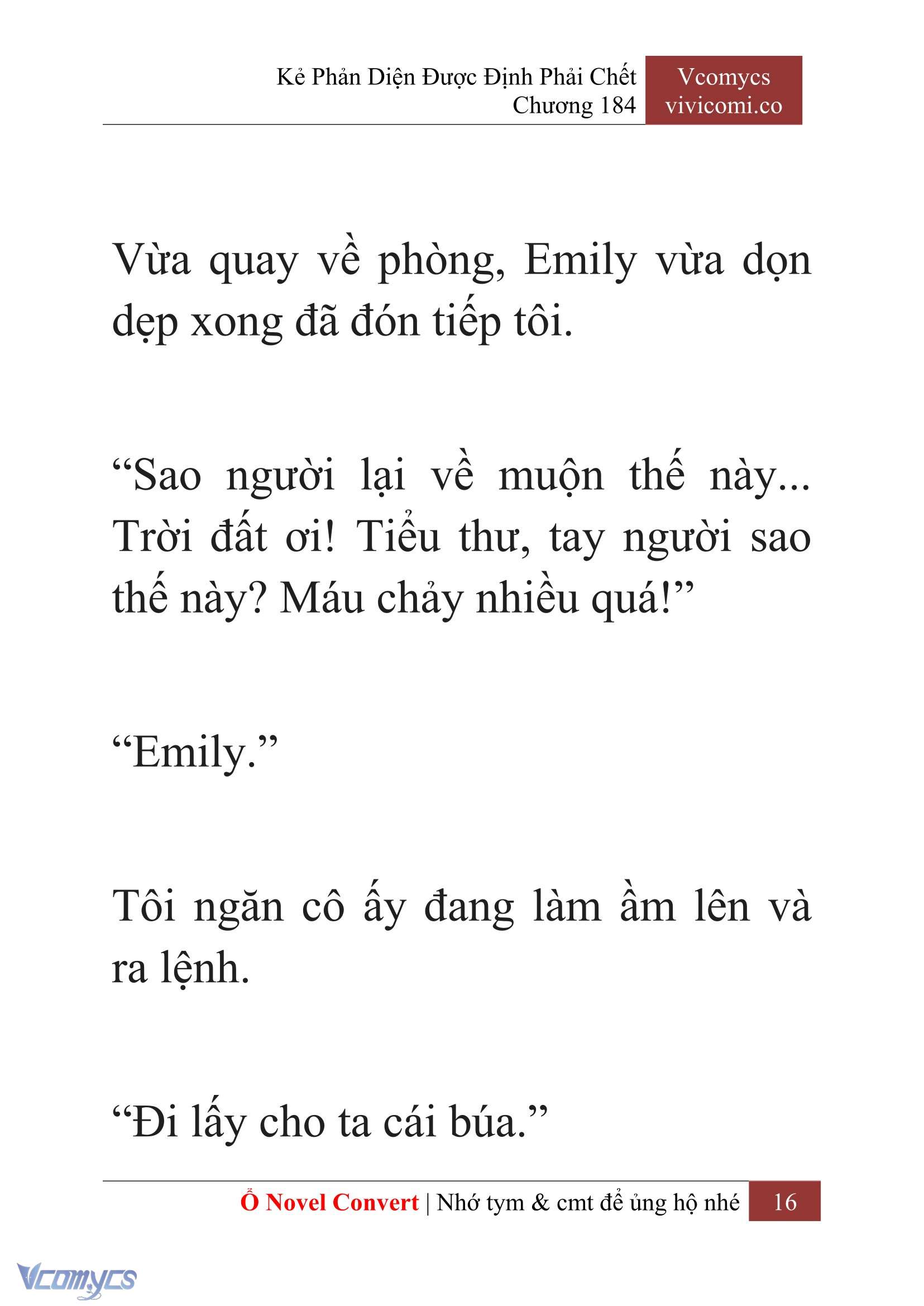 [Novel] Kẻ Phản Diện Được Định Phải Chết Chap 184 - Trang 2