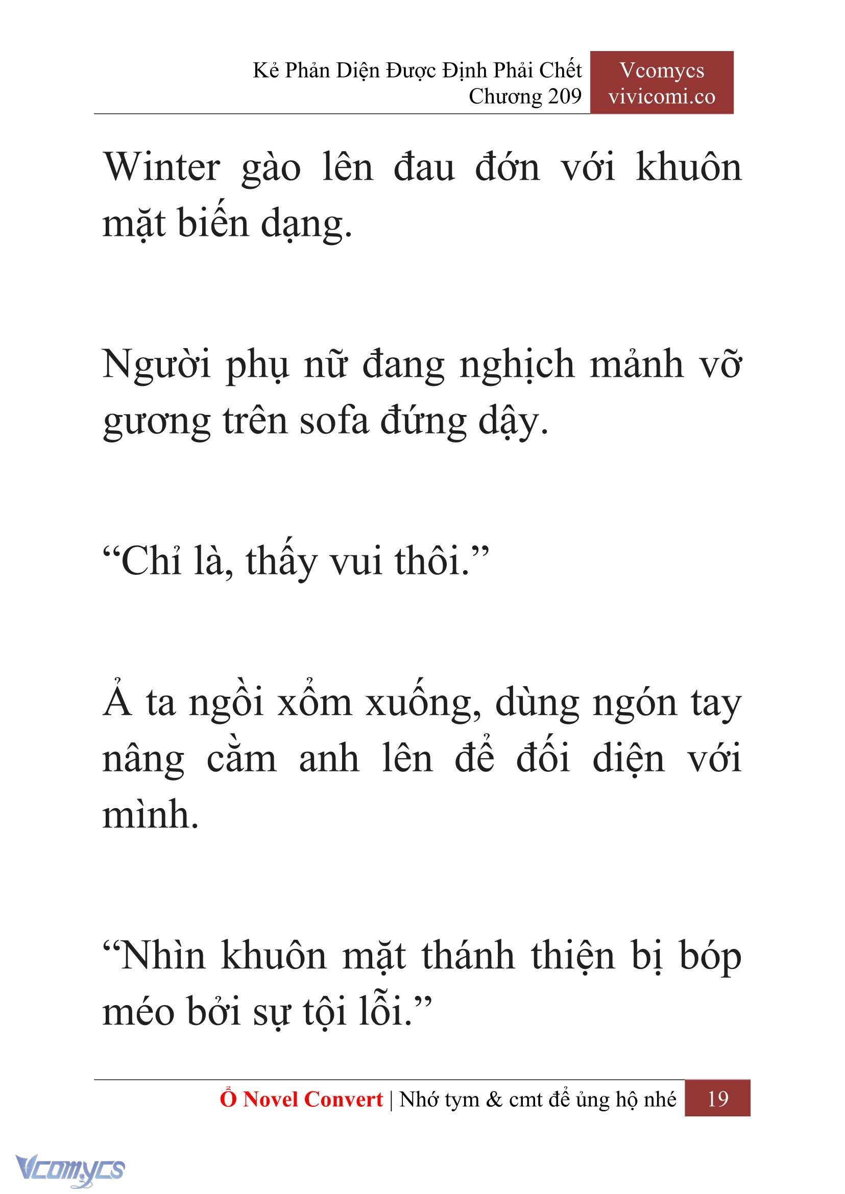 [Novel] Kẻ Phản Diện Được Định Phải Chết Chap 209 - Next Chap 210
