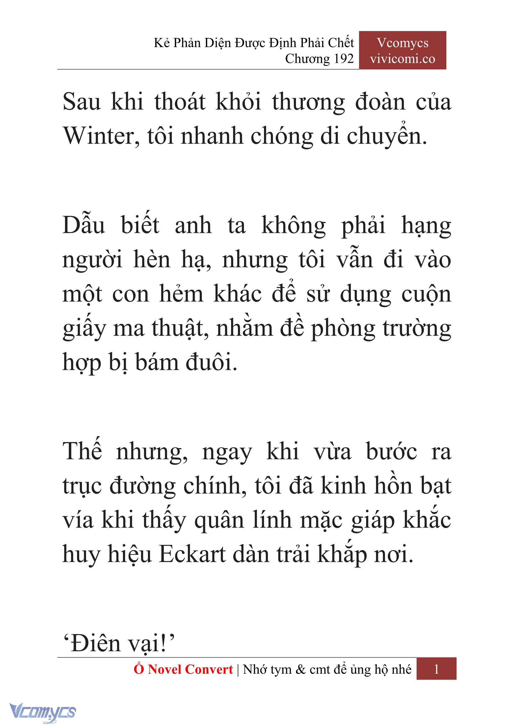 [Novel] Kẻ Phản Diện Được Định Phải Chết Chap 192 - Trang 2
