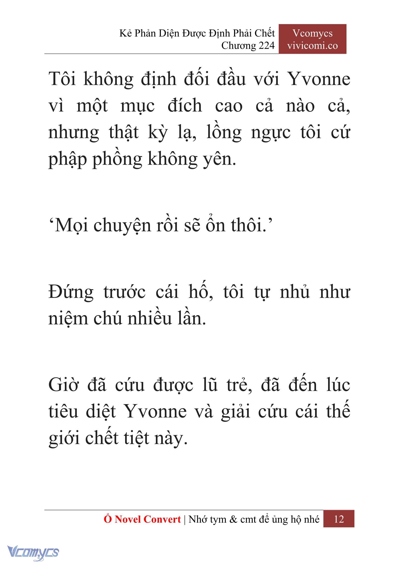 [Novel] Kẻ Phản Diện Được Định Phải Chết Chap 224 - Trang 2