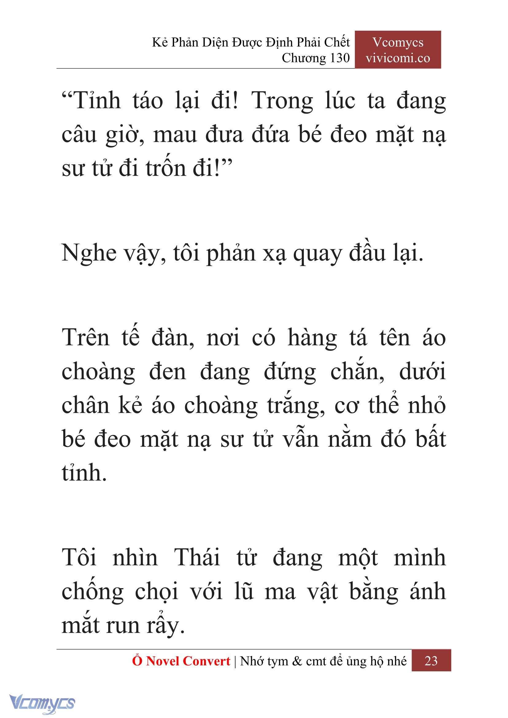 [Novel] Kẻ Phản Diện Được Định Phải Chết Chap 130 - Trang 2