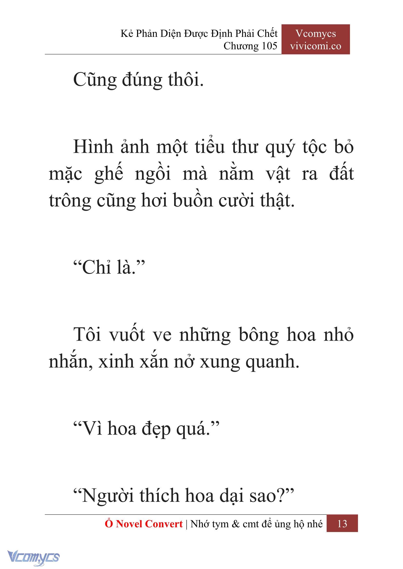 [Novel] Kẻ Phản Diện Được Định Phải Chết Chap 105 - Next Chap 106