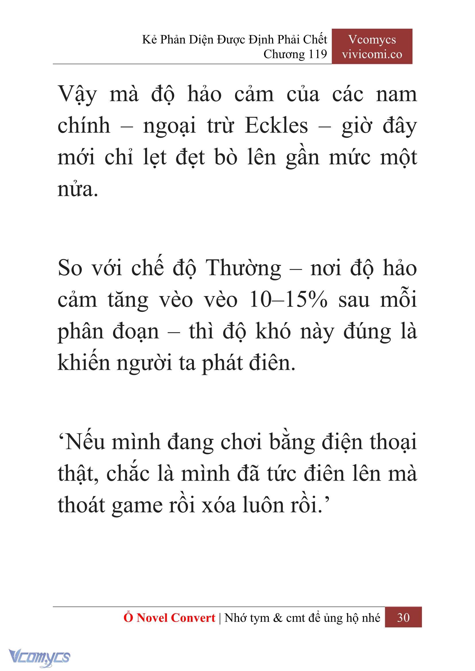 [Novel] Kẻ Phản Diện Được Định Phải Chết Chap 119 - Next Chap 120