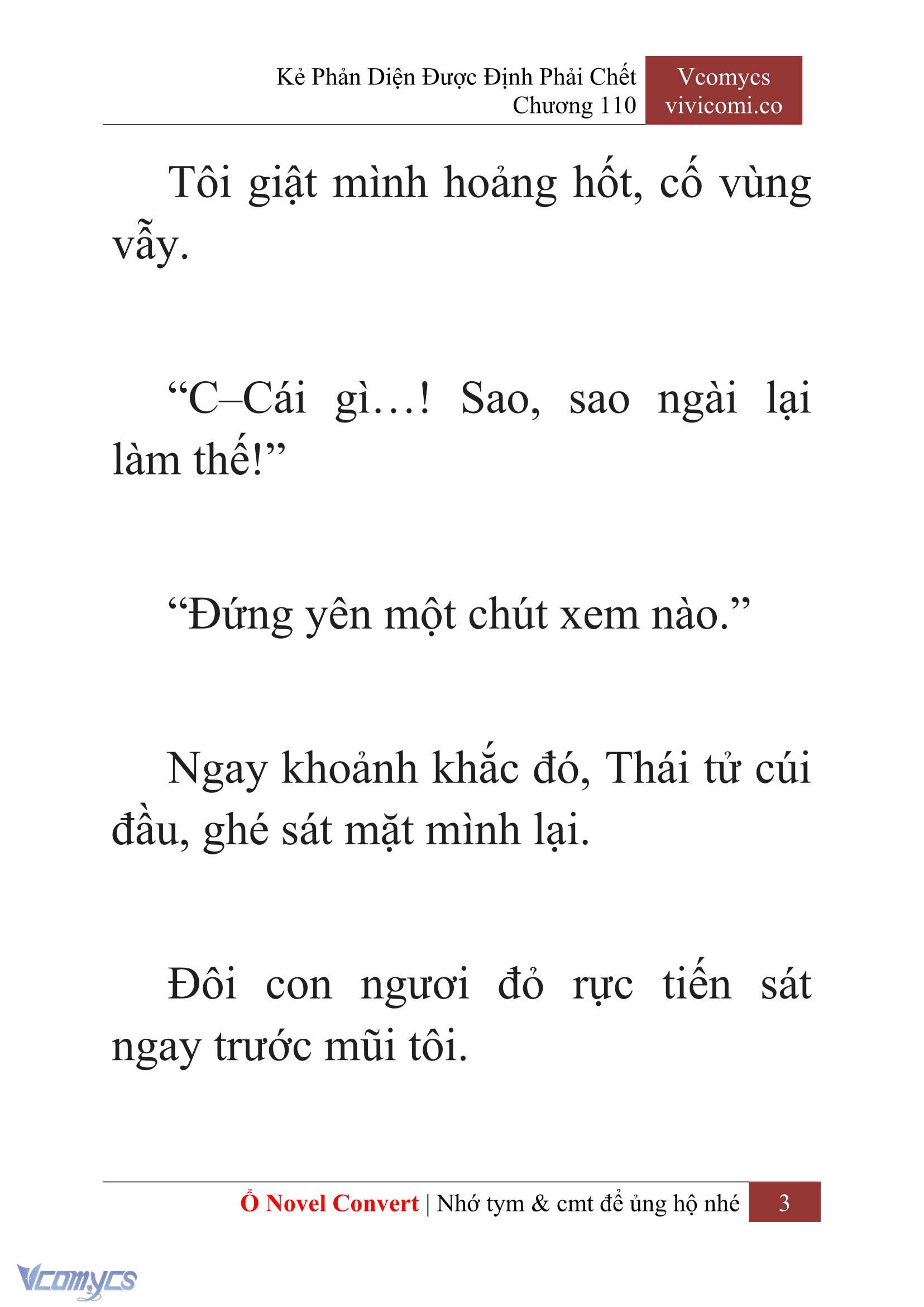[Novel] Kẻ Phản Diện Được Định Phải Chết Chap 110 - Next Chap 111