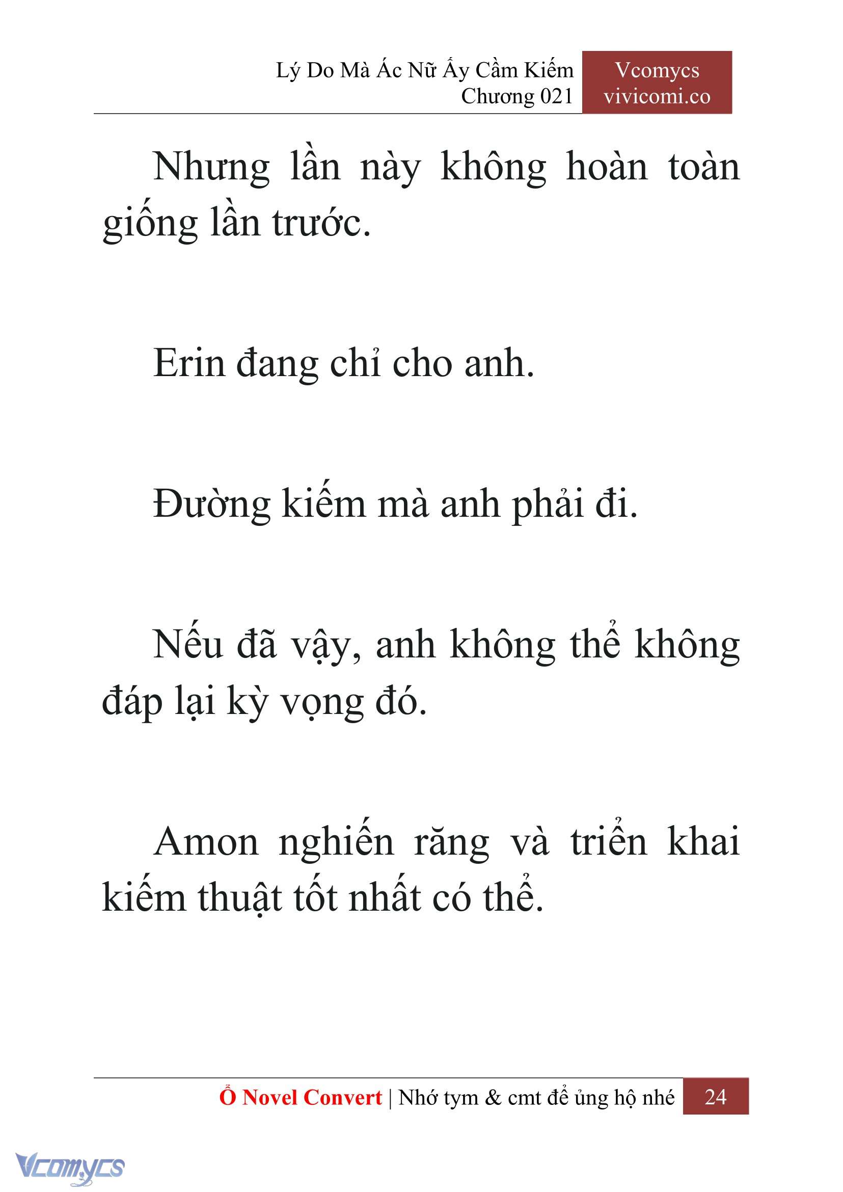[Novel] Lý Do Mà Ác Nữ Ấy Cầm Kiếm Chap 21 - Trang 2
