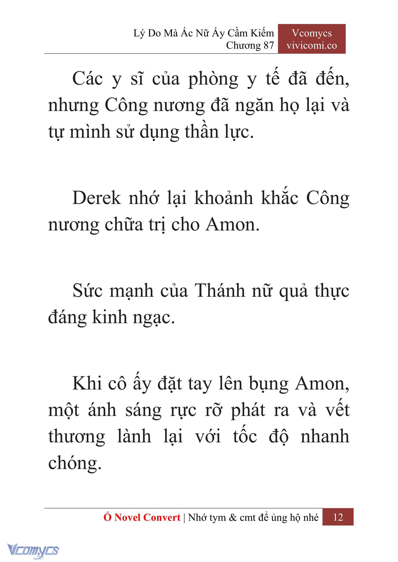 [Novel] Lý Do Mà Ác Nữ Ấy Cầm Kiếm Chap 87 - Next Chap 88