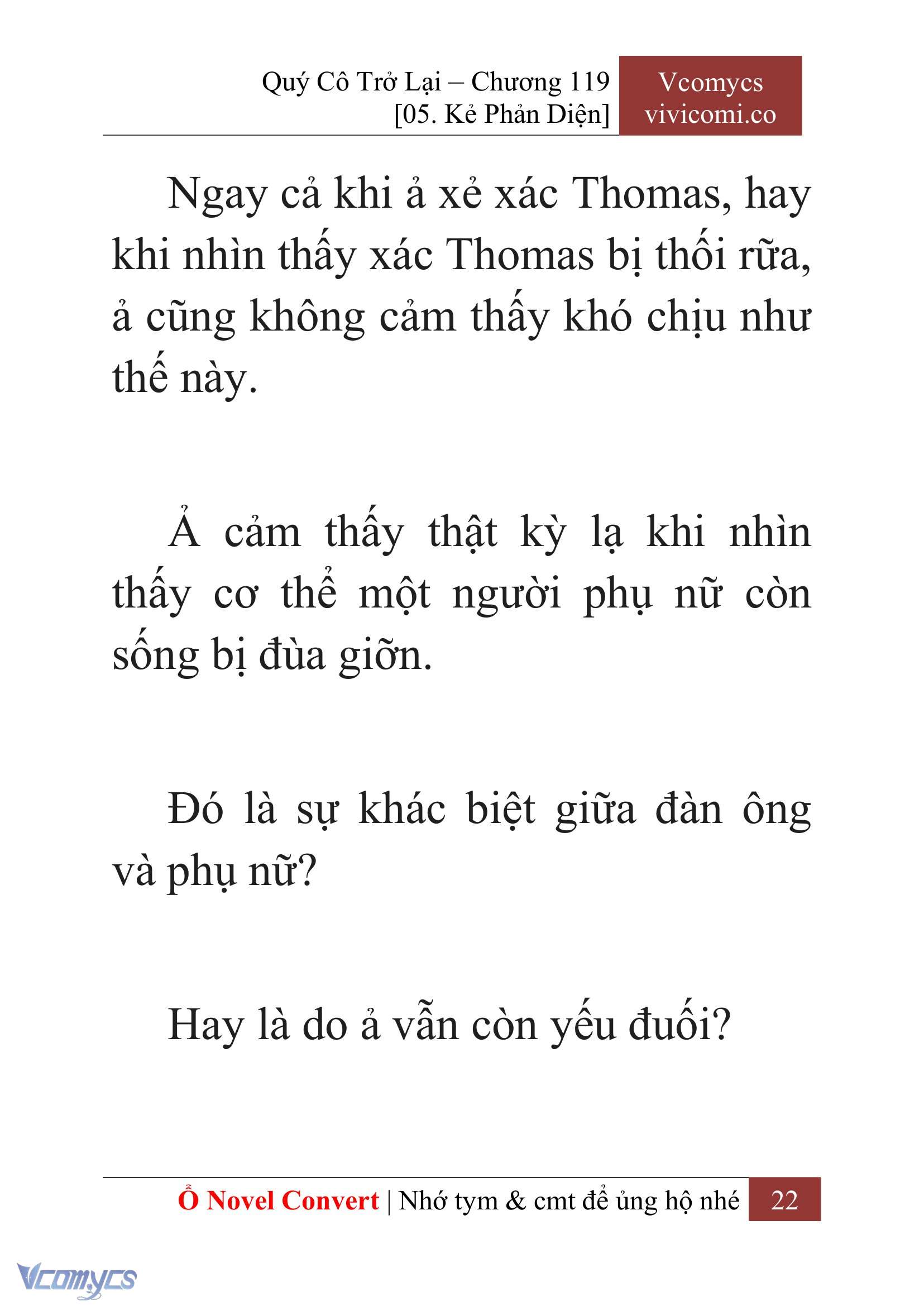 [Novel] Quý Cô Trở Lại Chap 119 - Trang 2