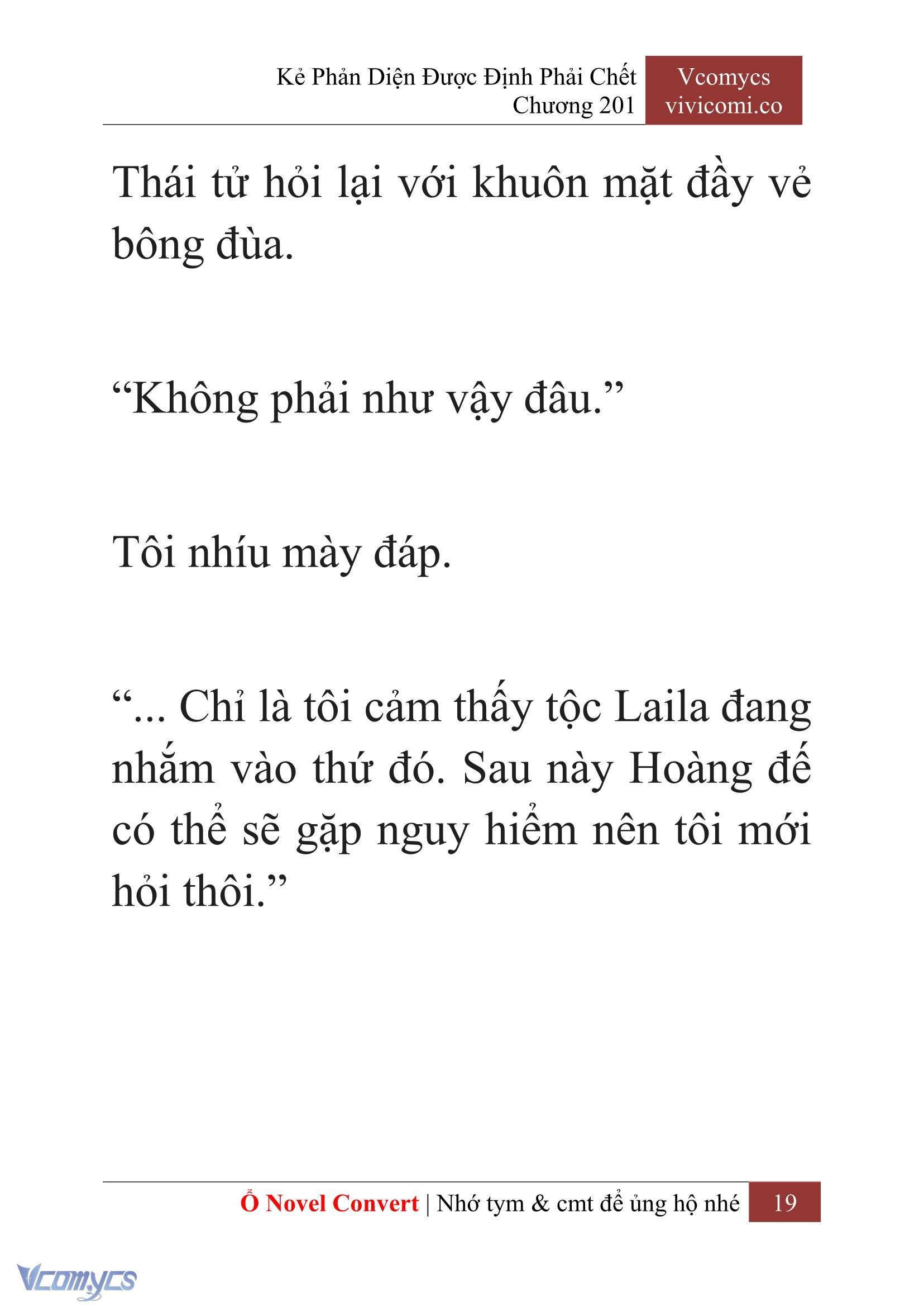 [Novel] Kẻ Phản Diện Được Định Phải Chết Chap 201 - Trang 2