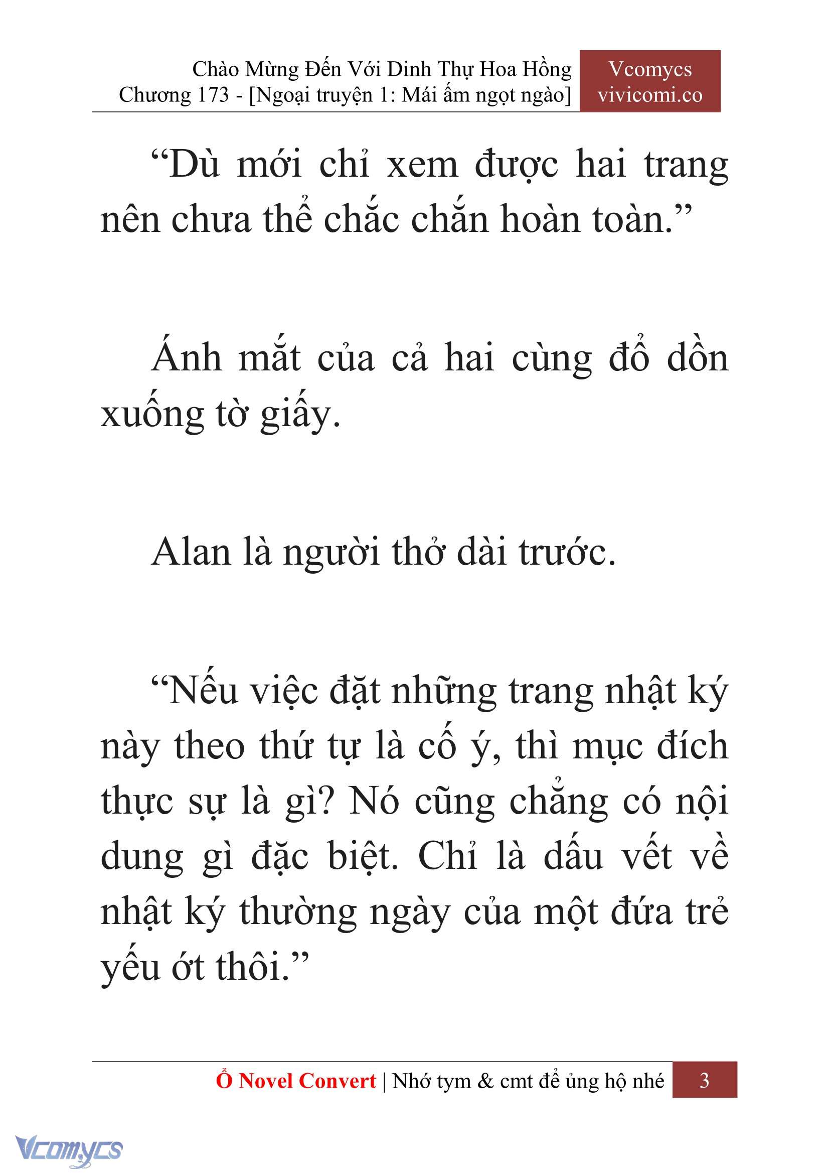 [Novel] Chào Mừng Đến Với Dinh Thự Hoa Hồng Chap 173 - Trang 2