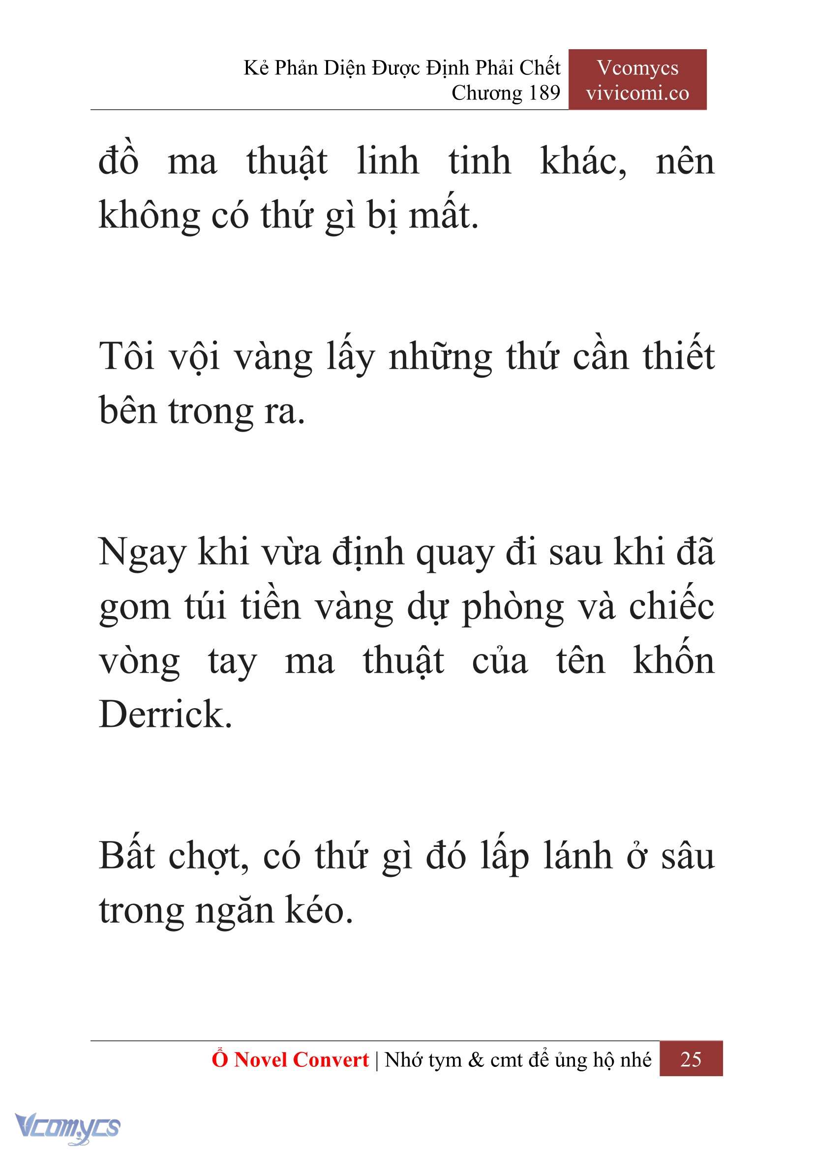 [Novel] Kẻ Phản Diện Được Định Phải Chết Chap 189 - Trang 2